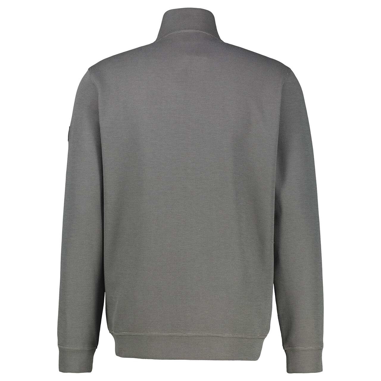 Herren Sweatjacke von Lerros in Grau, Rückansicht