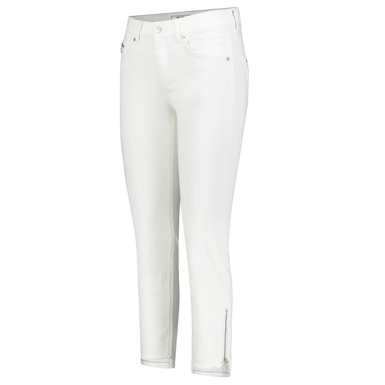 MAC Rich Slim 7/8 Jeans white denim