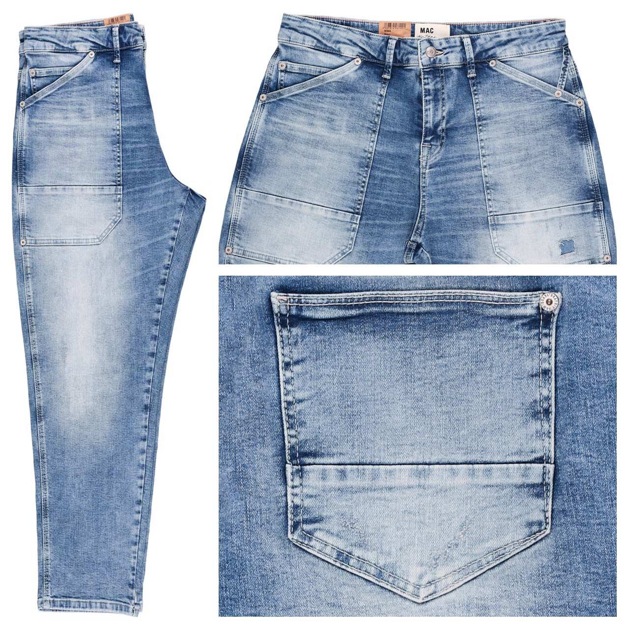 MAC Iowa Baggy Ankle Jeans heavy fashion wash