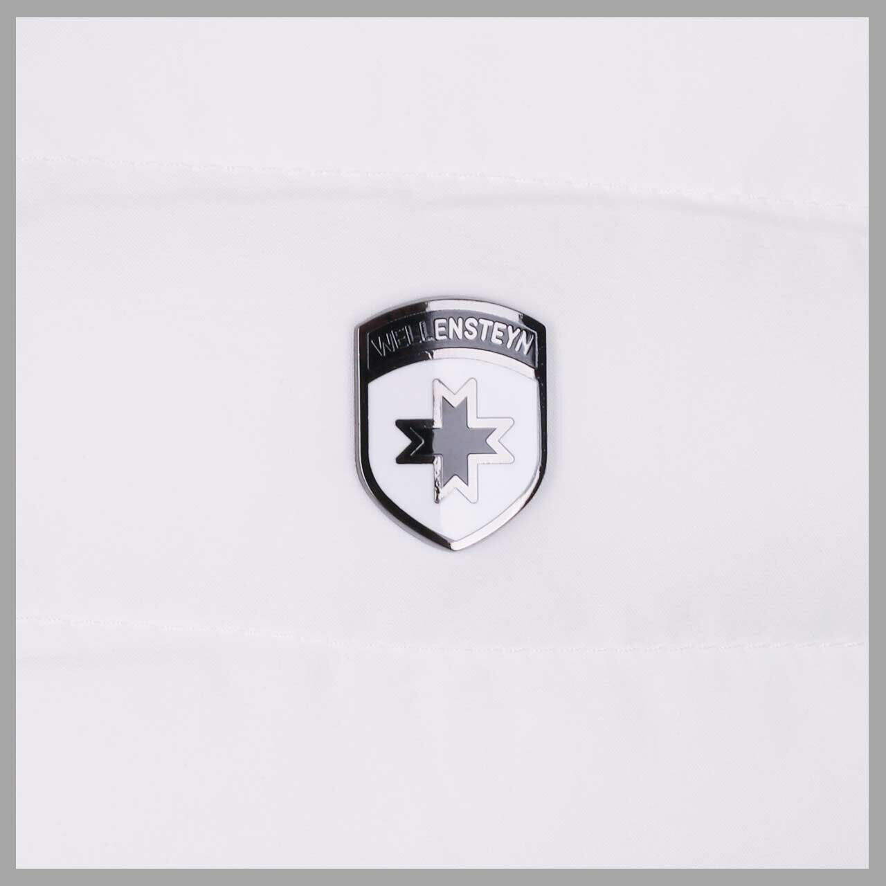 Herren Weste Molecule/MOL Men Vest von Wellensteyn in Weiß, Detailansicht Markenlogo