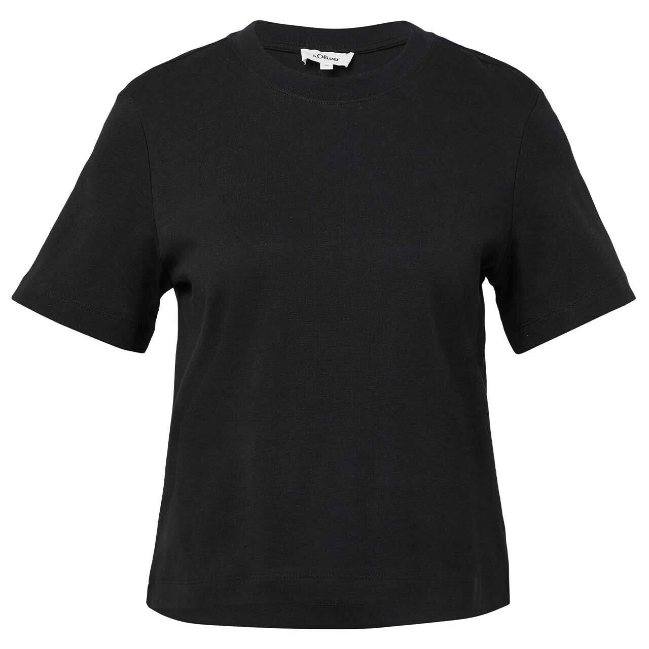 s.Oliver Damen T-Shirt soft black