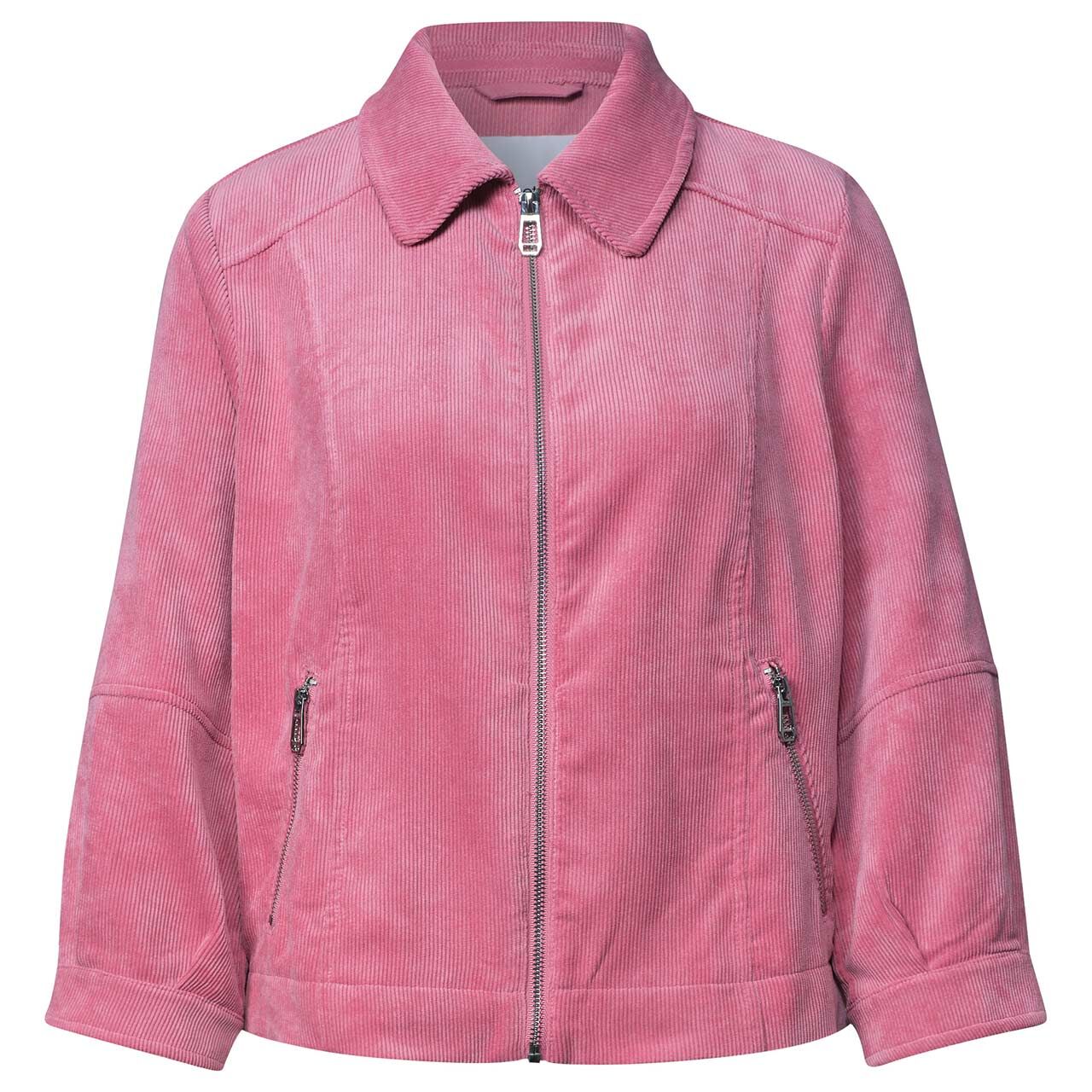 Street One Damen 3/4 Arm Cord Jacke Corduroy Jacket blush berry