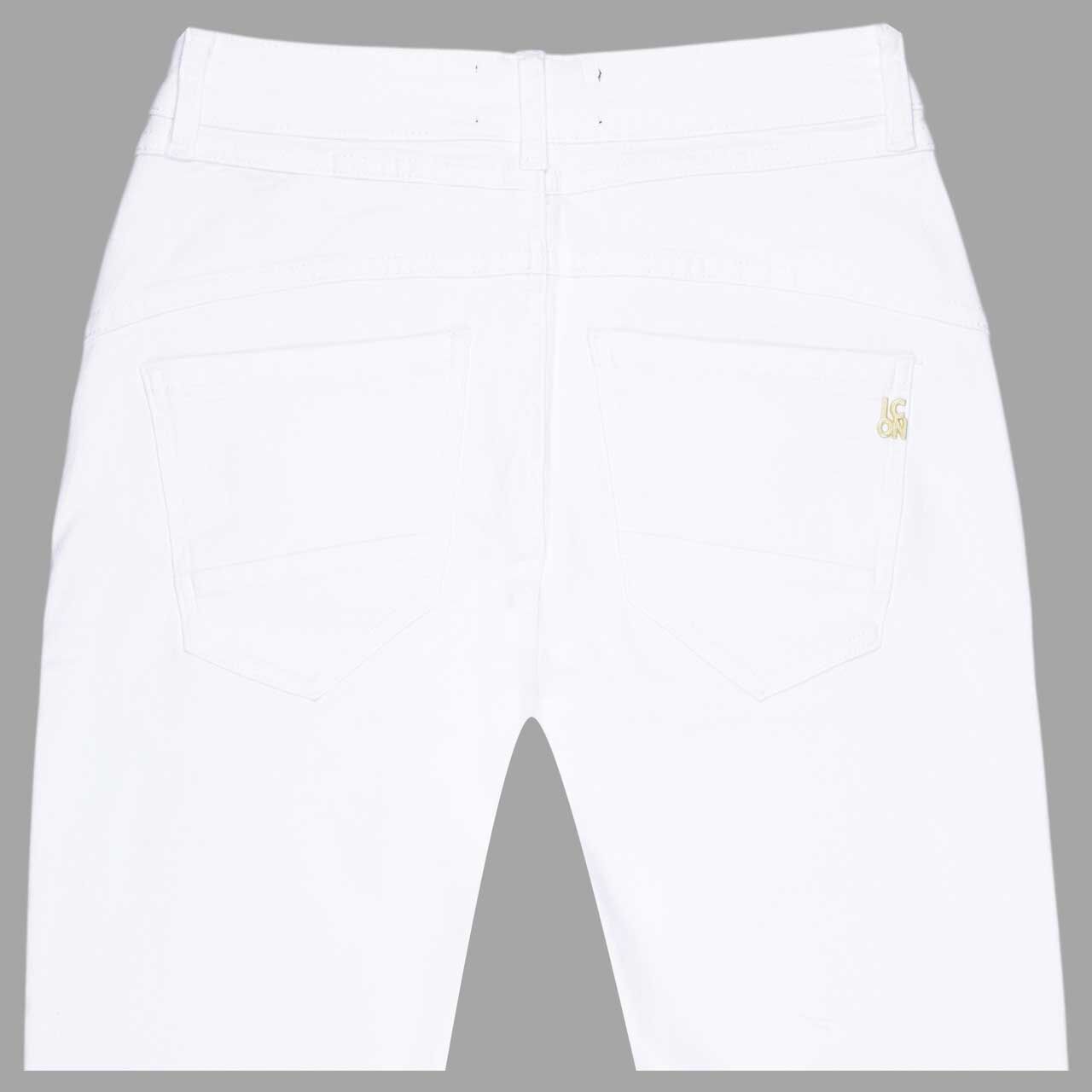 Damen 7/8 Jeans California Sunrise von Senoritas ICON in Weiß, Rückansicht