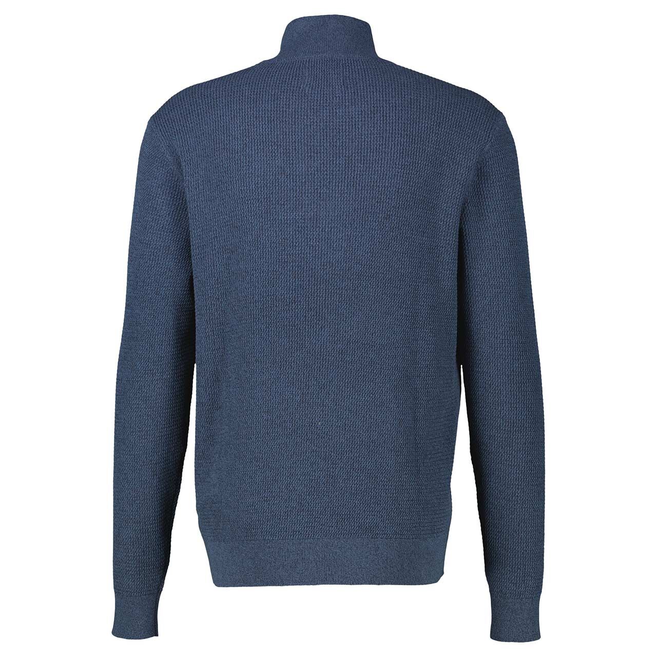 Herren Pullover Troyer von Lerros in Dunkelblau, Rückansicht