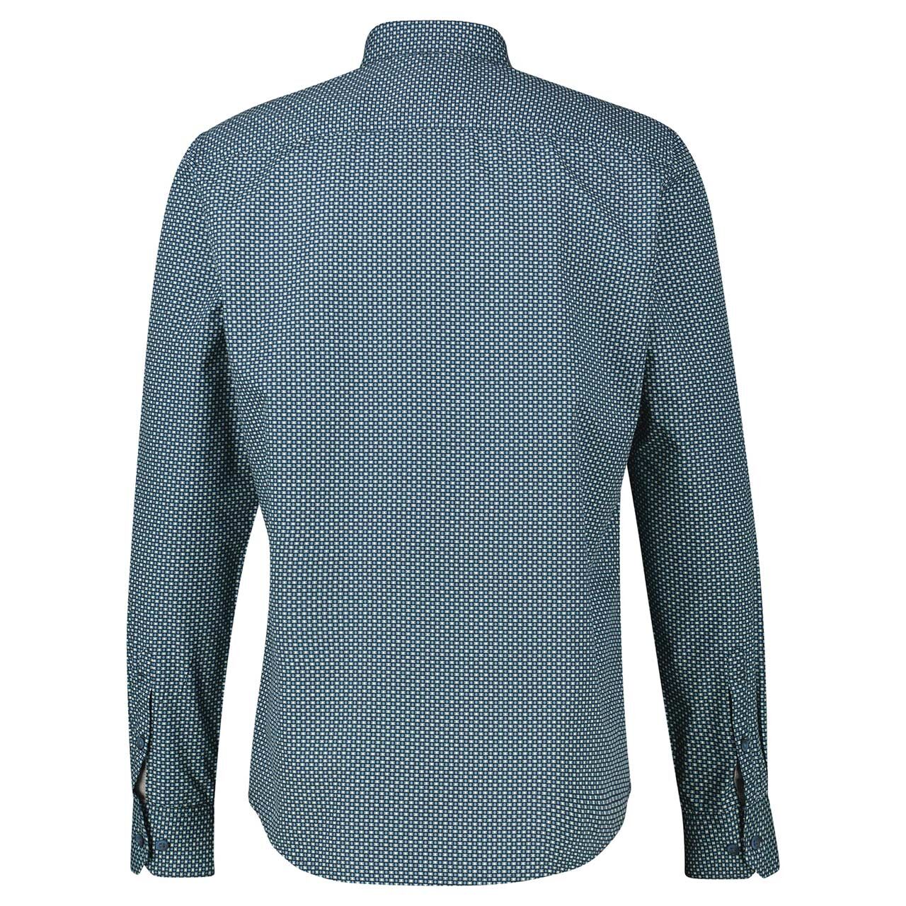 Herren Hemd von Lerros in Blau mit Print, Rückansicht