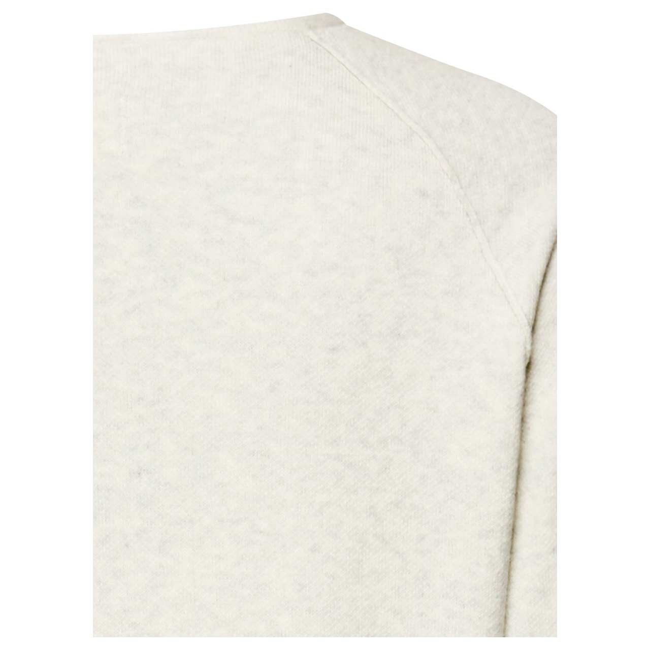 Damen Pullover von Camel active in Cremeweiß meliert, detaillierte Rückansicht