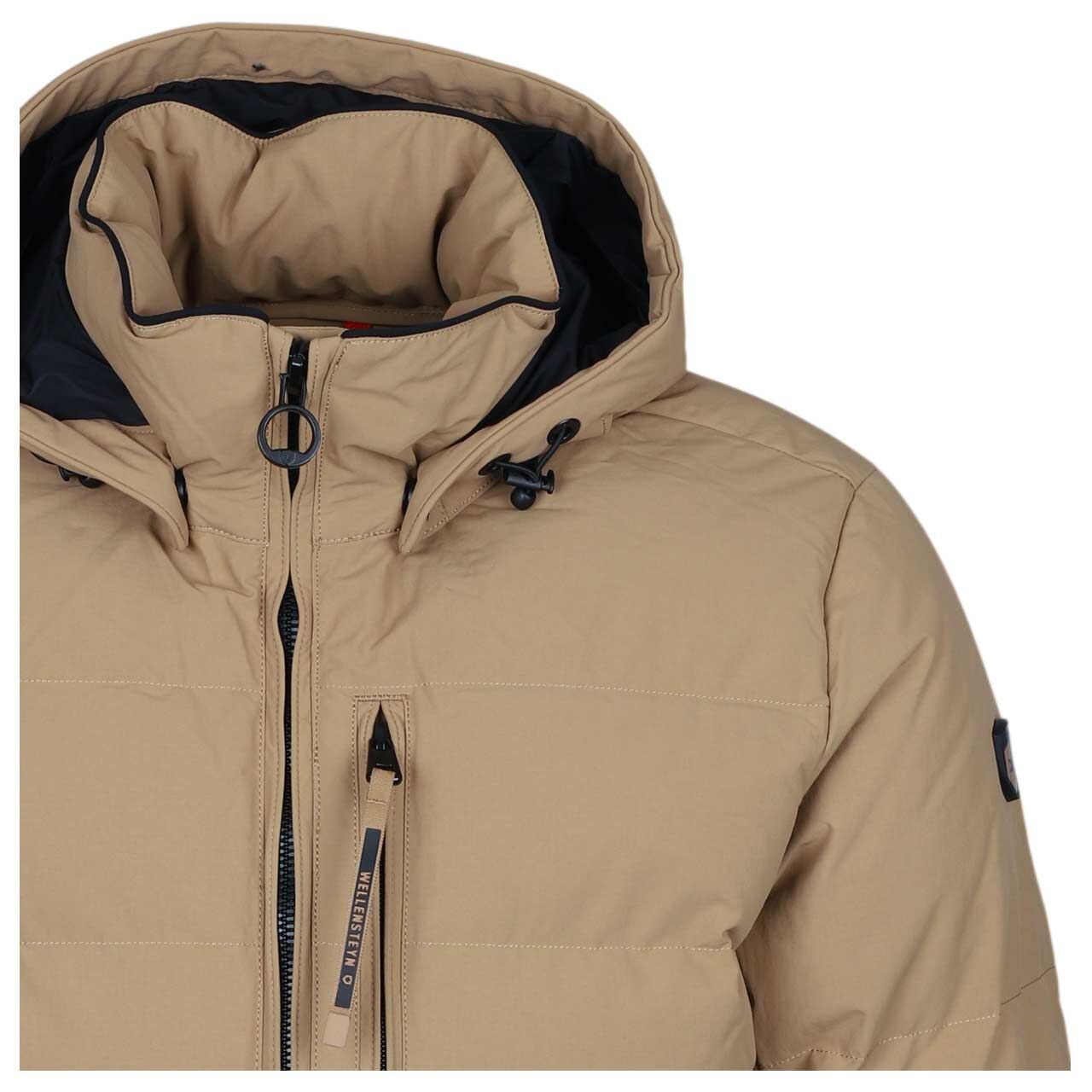 Herren Jacke Blackbird Men Short von Wellensteyn in Beige, Detailansicht vorne