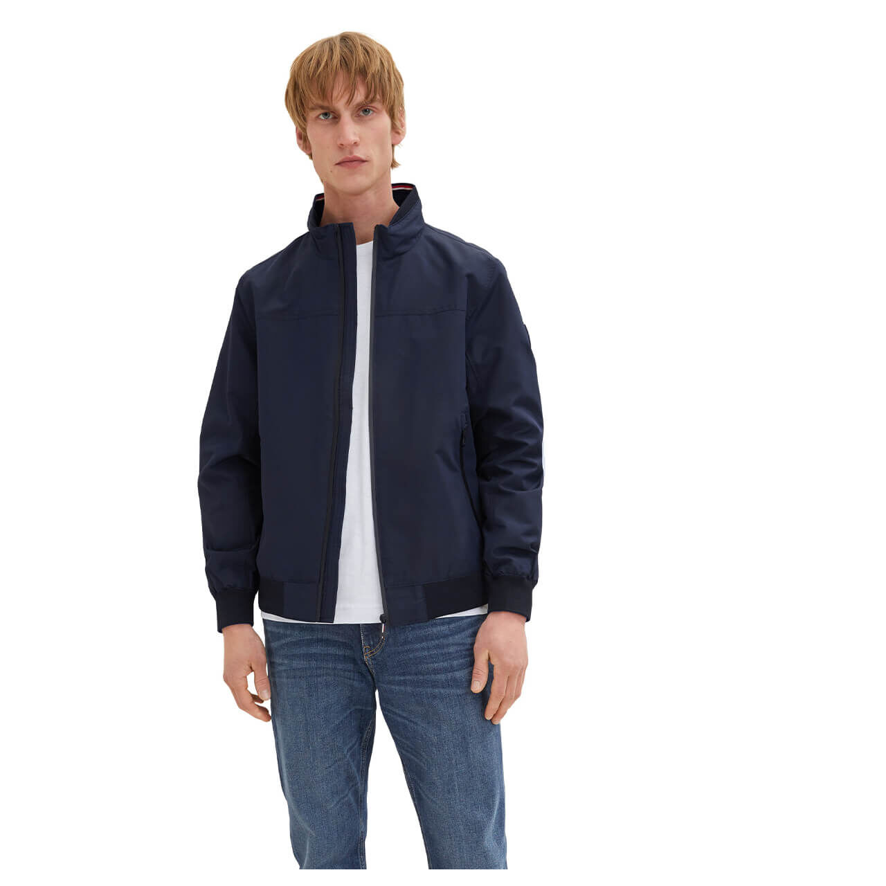 Tom Tailor Herren Jacke Casual Blouson sky captain dark blue