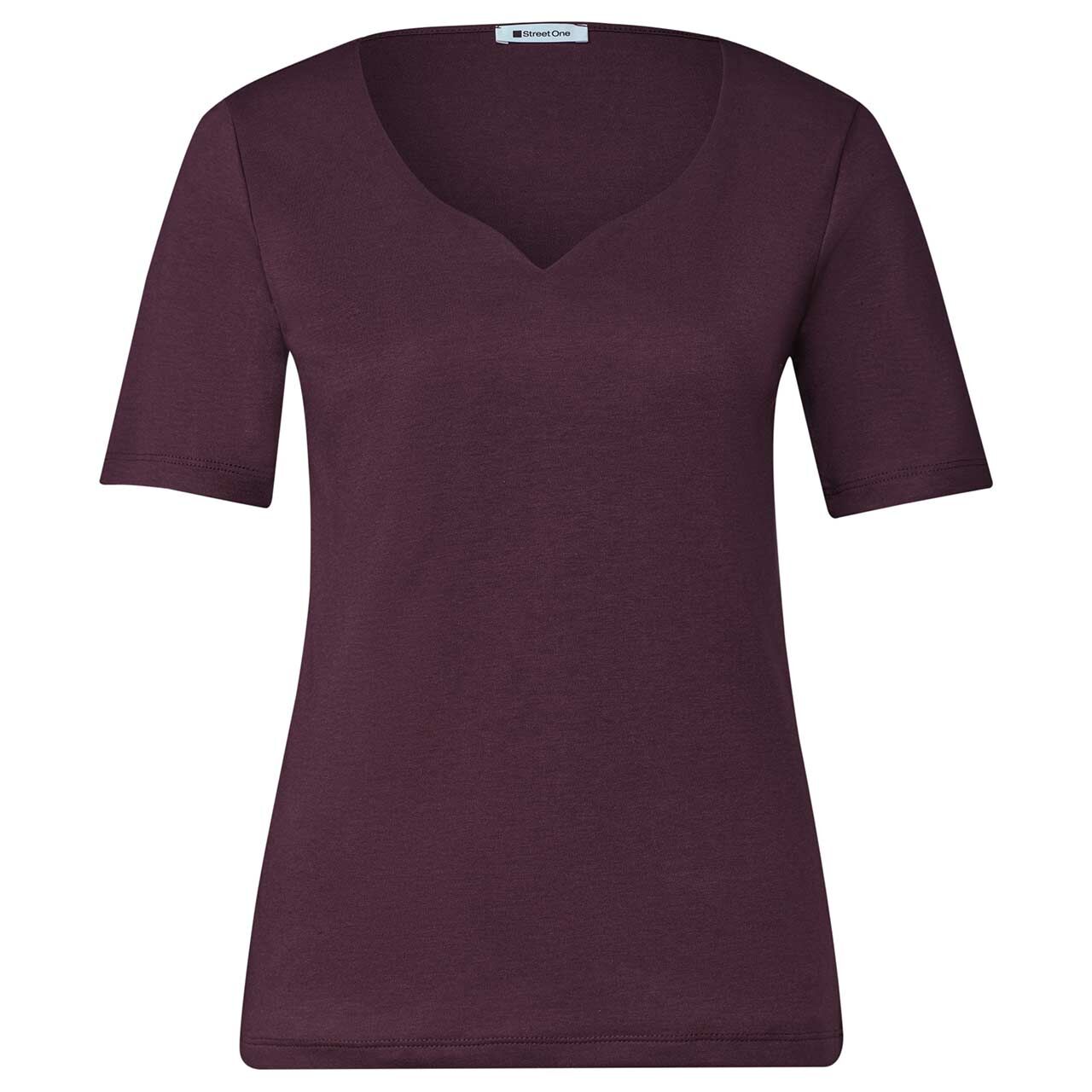 Street One Damen T-Shirt Ada rustic rouge
