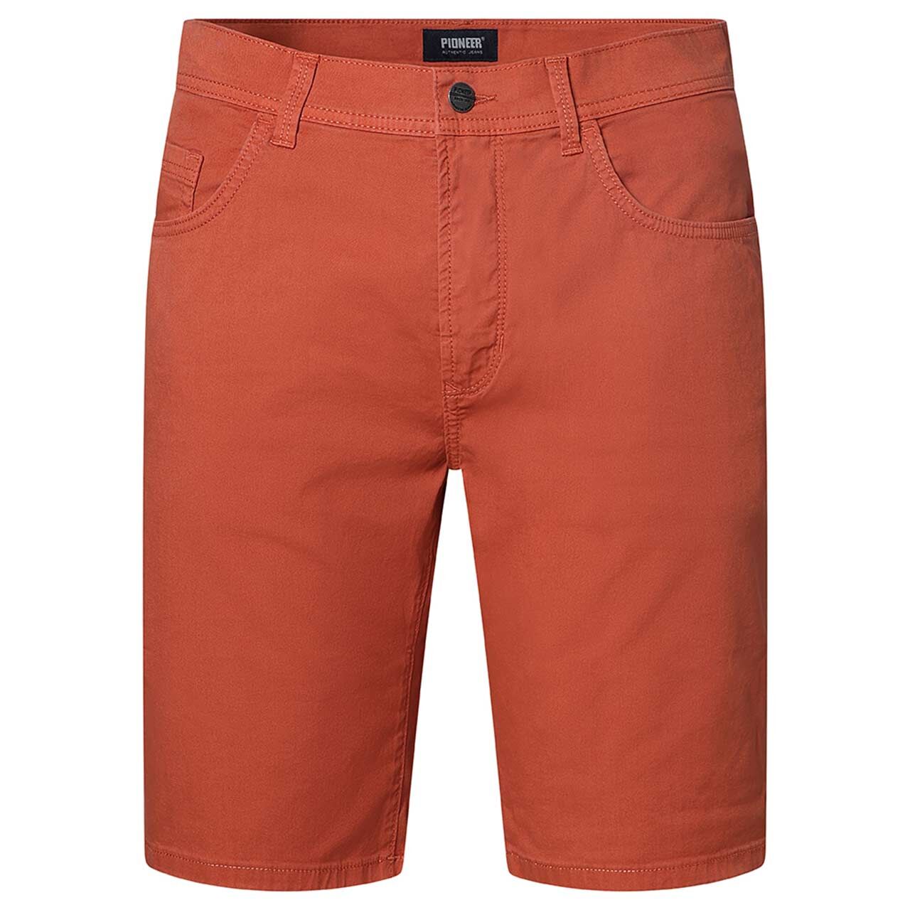 Baumwoll Bermuda Finn von Pioneer in Orange, weitere Vorderansicht