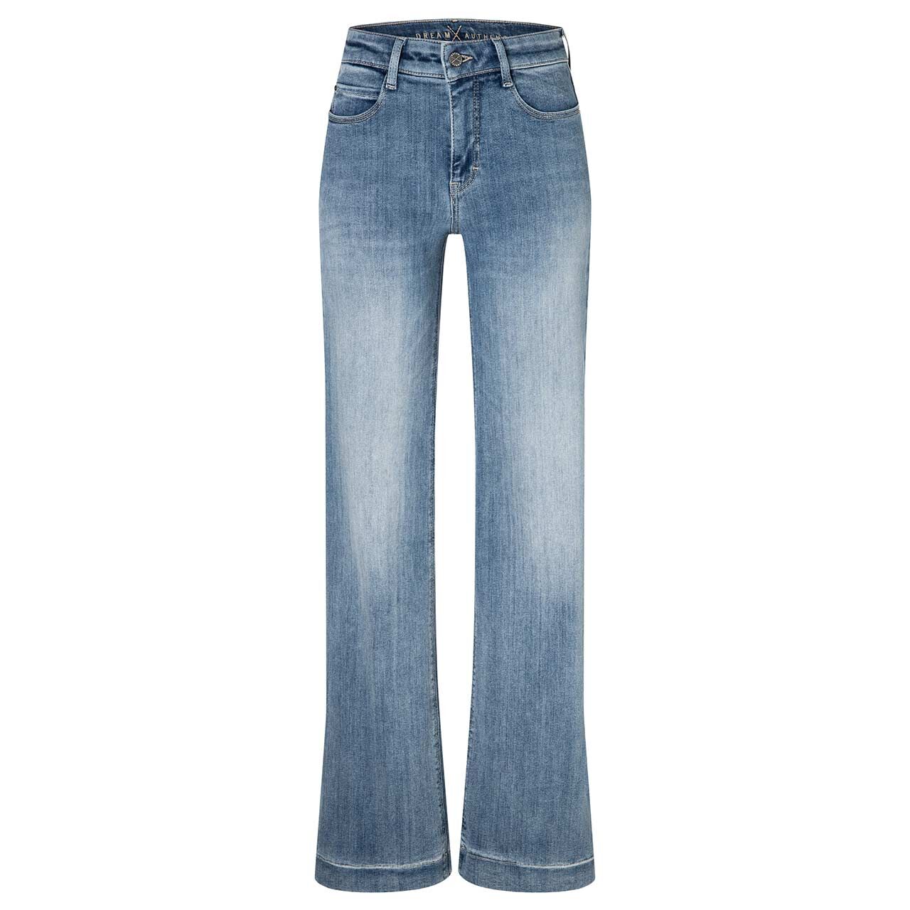 StStretch Damenjeans Dream Wide von MAC in Hellblau angewaschen, Vorderansicht