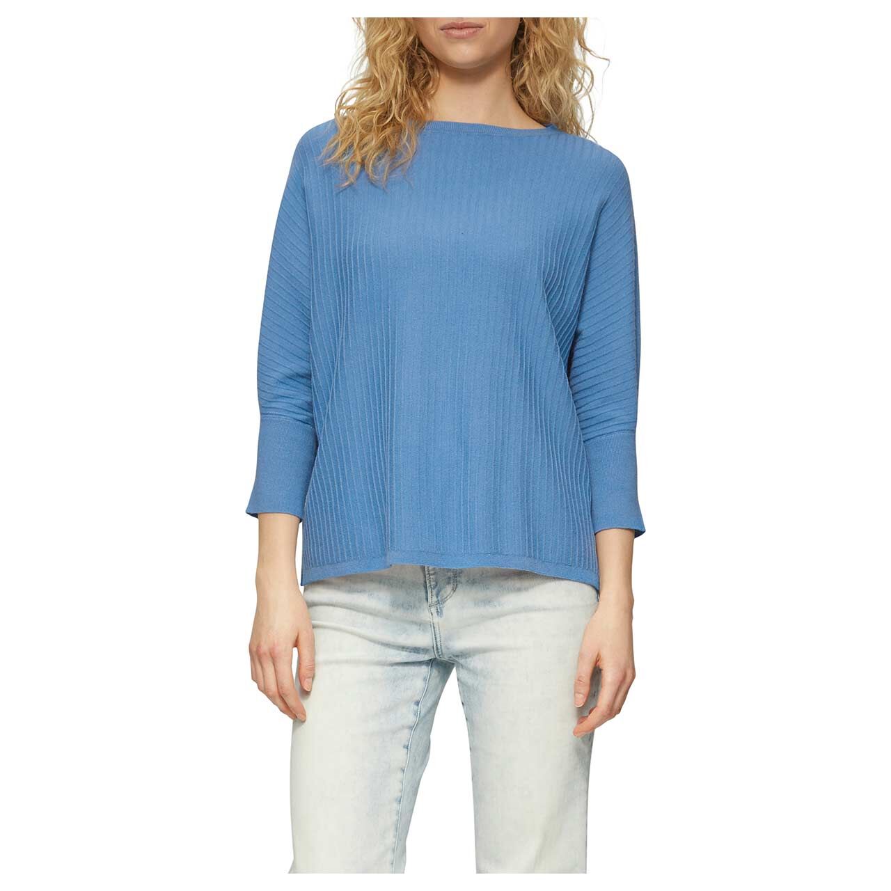 s.Oliver Damen 3/4 Arm Pullover blue