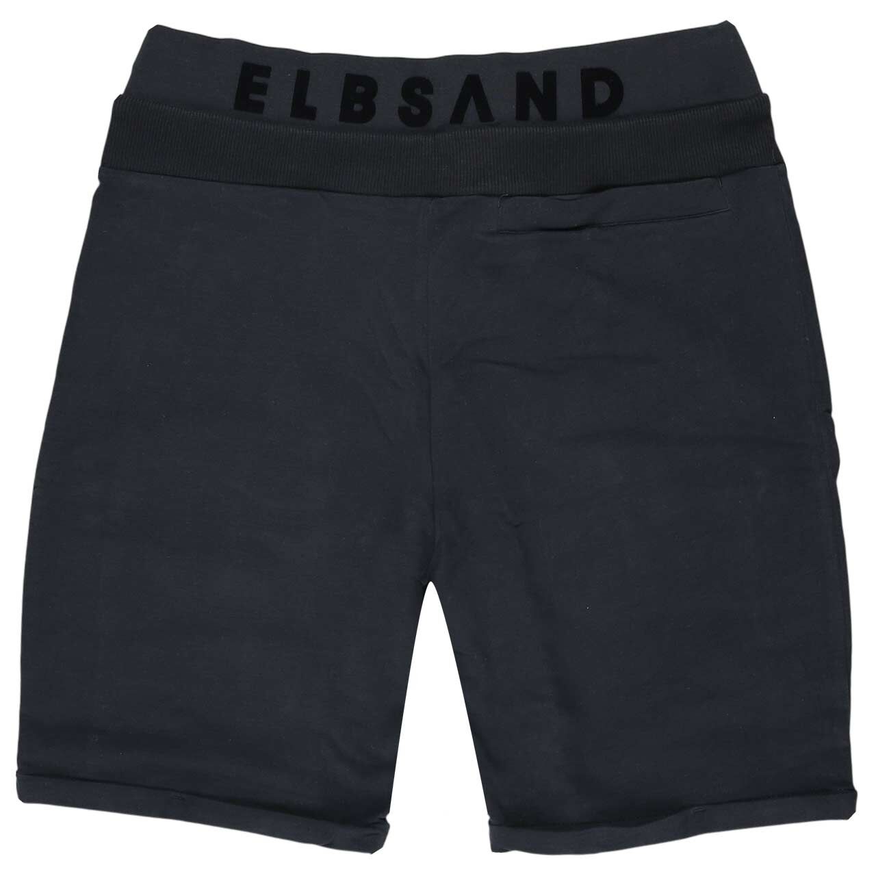 Damen Baumwoll Shorts Brinjana von Elbsand in Dunkeblau, Rückansicht