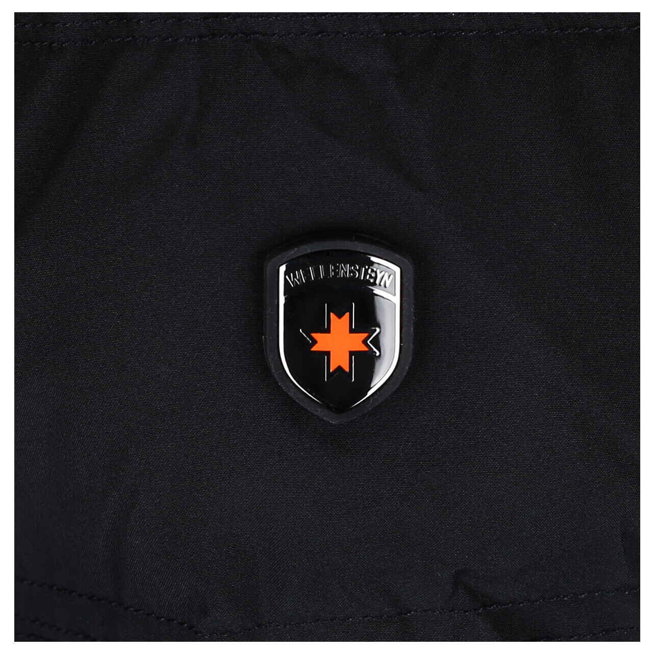 wellensteyn-winterjacke-casino-darknavy-565-detail Herren Jacke Casino von Wellensteyn in Dunkelblau, Detailansicht Markenlogo