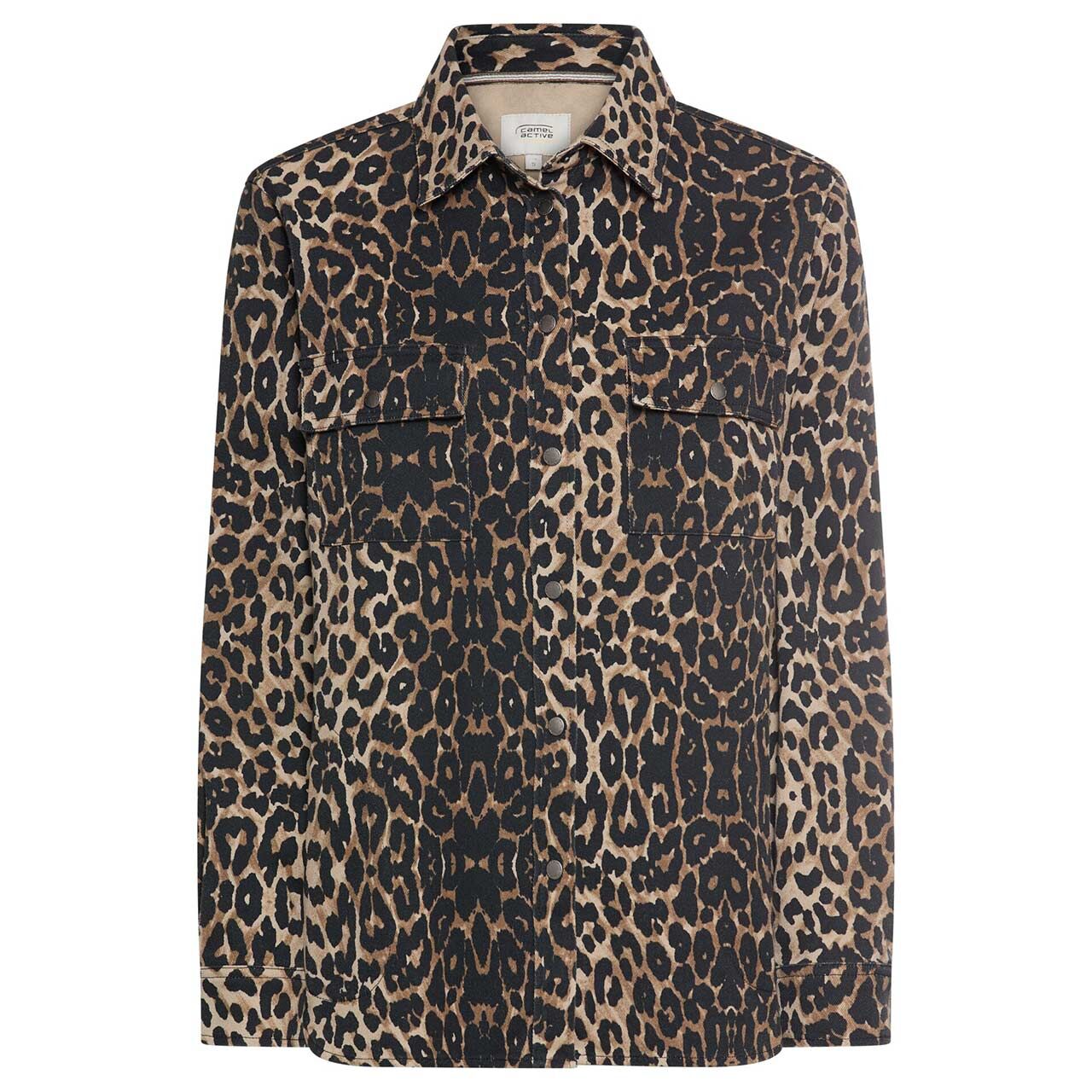 Camel active Damen Hemdjacke caramel leo print
