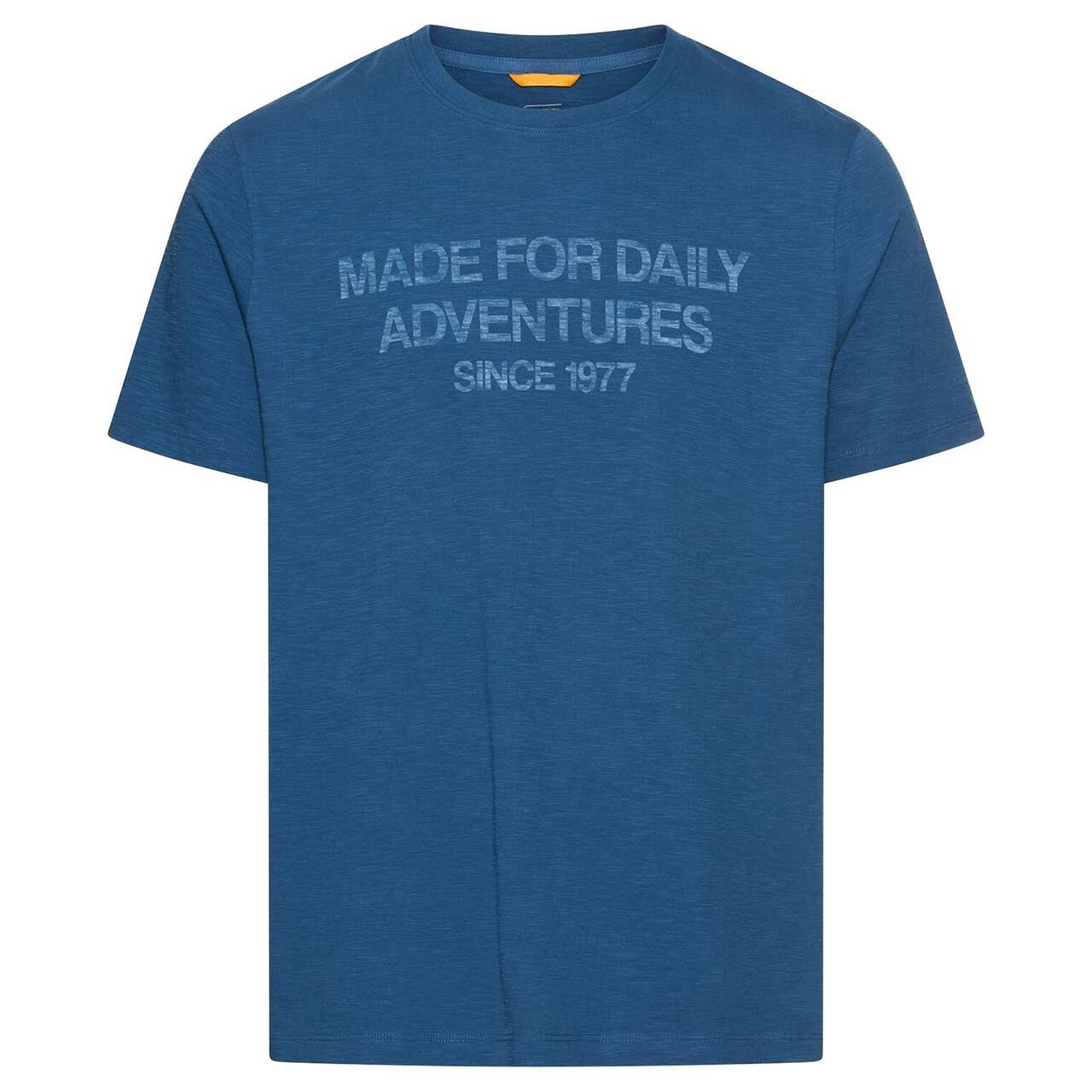 Camel active Herren T-Shirt indigo blue melange