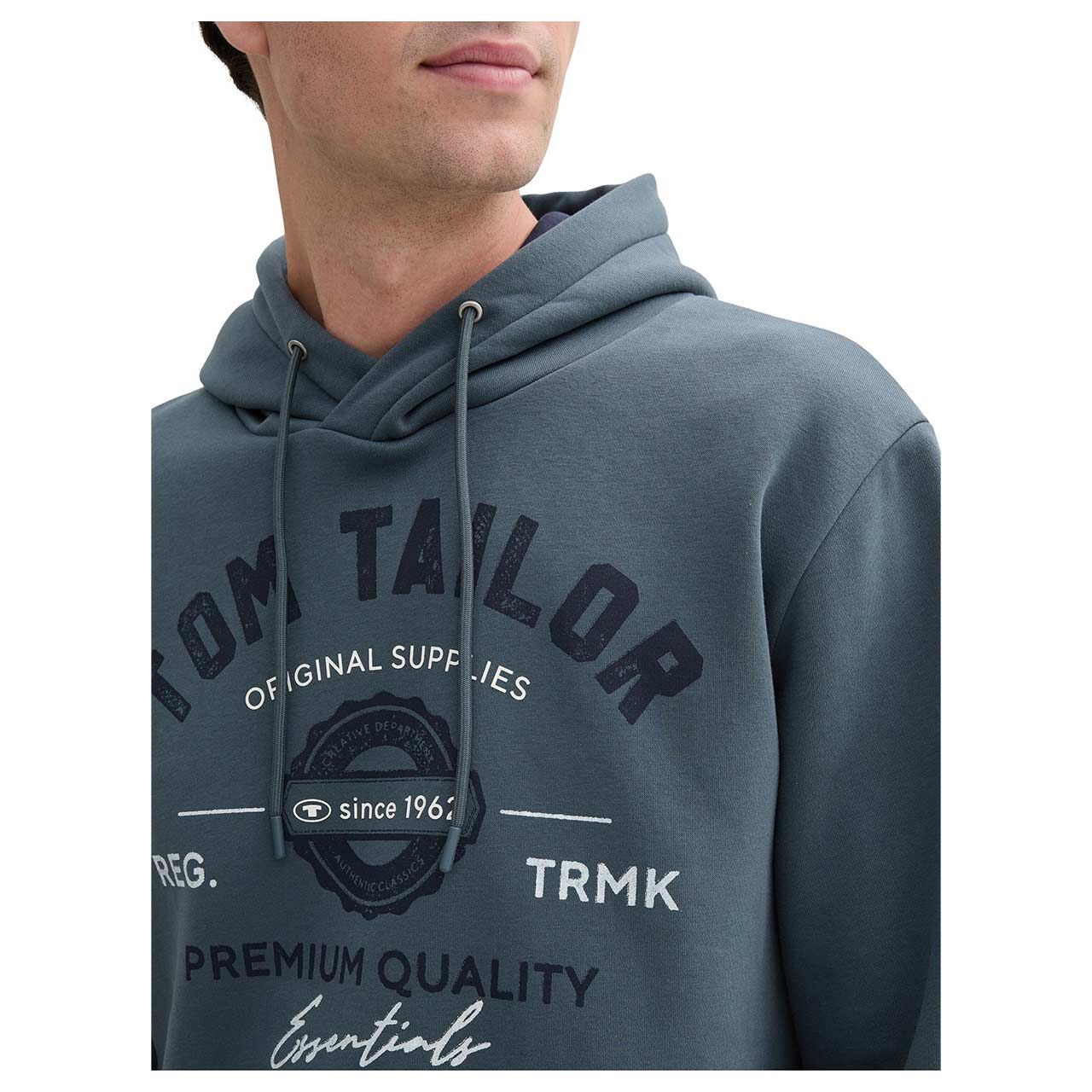 Tom Tailor Herren Hoodie Sweatshirt stormy blue