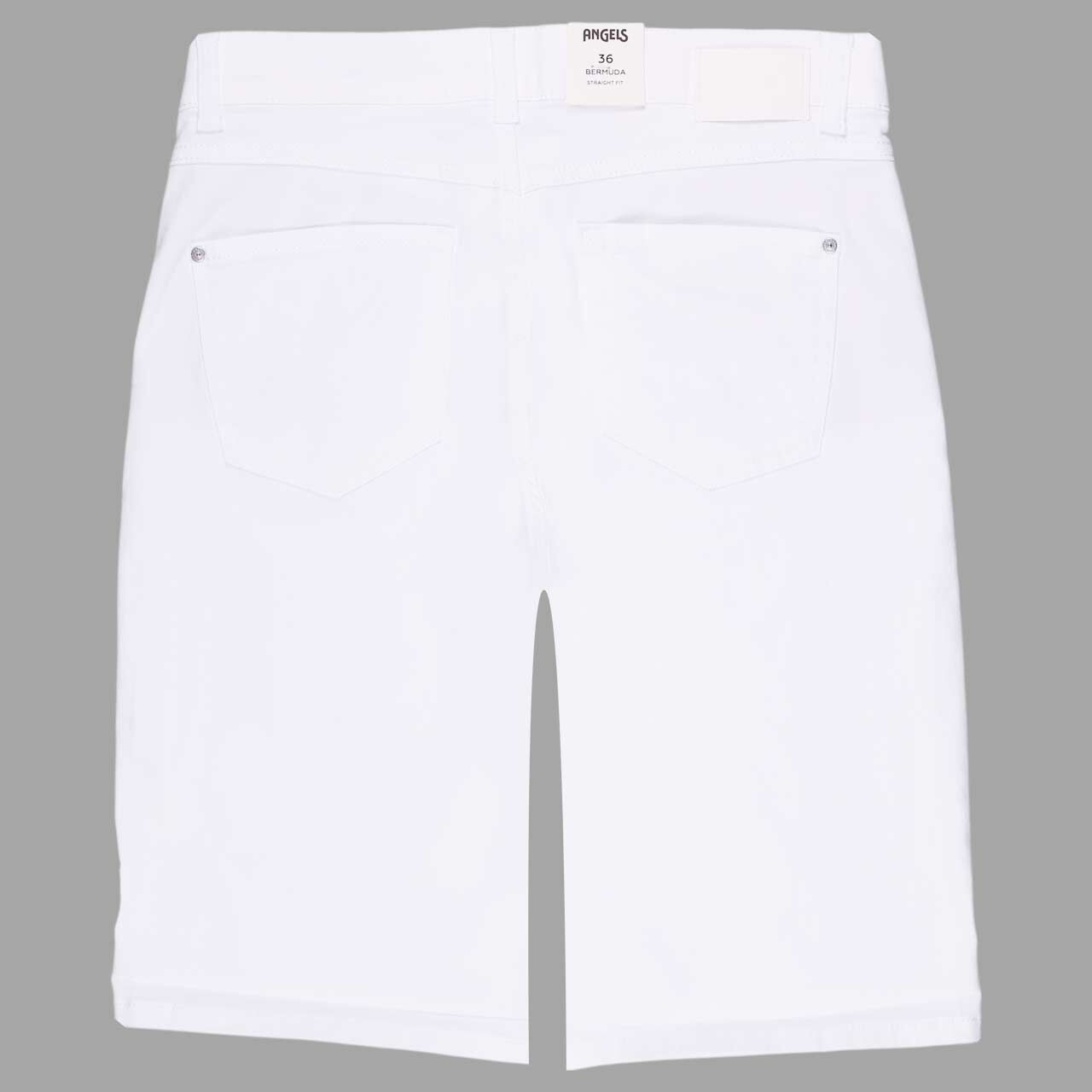 Damen Jeans Bermuda TU von Angels in Weiß, Rückansicht