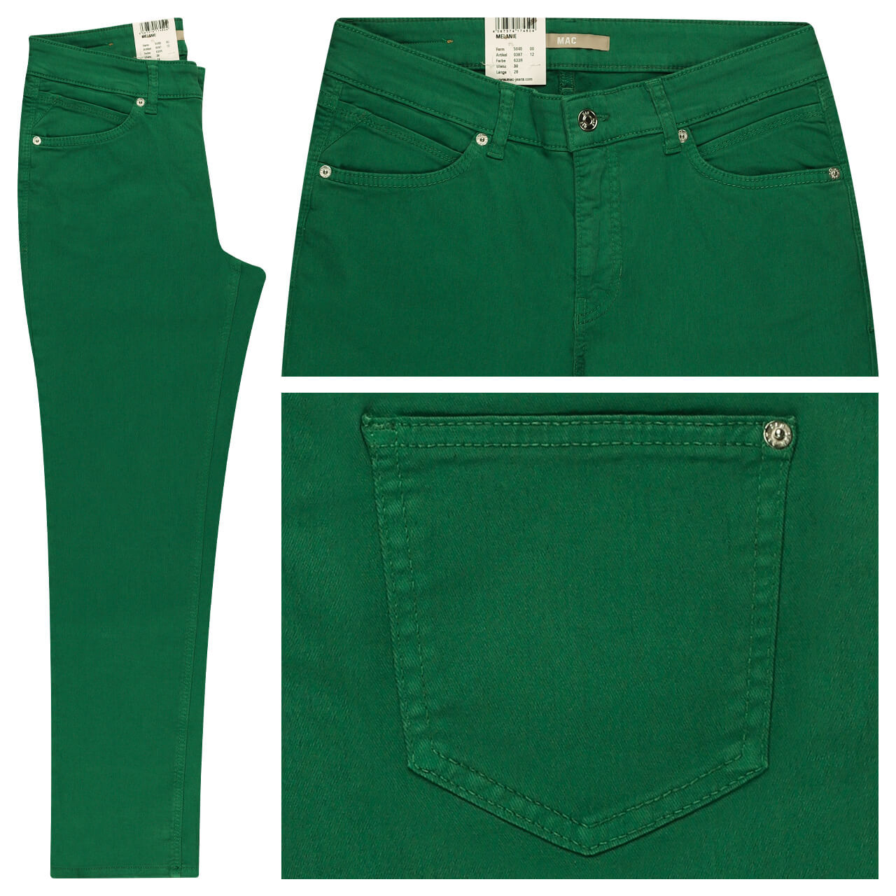 MAC Melanie Jeans retro green