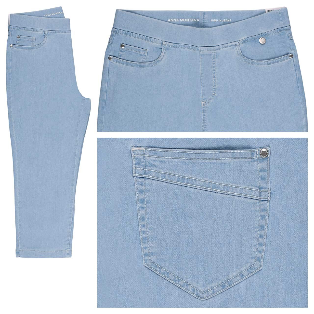 Anna Montana Angelika Jump in 3/4 Jeans bleached blue
