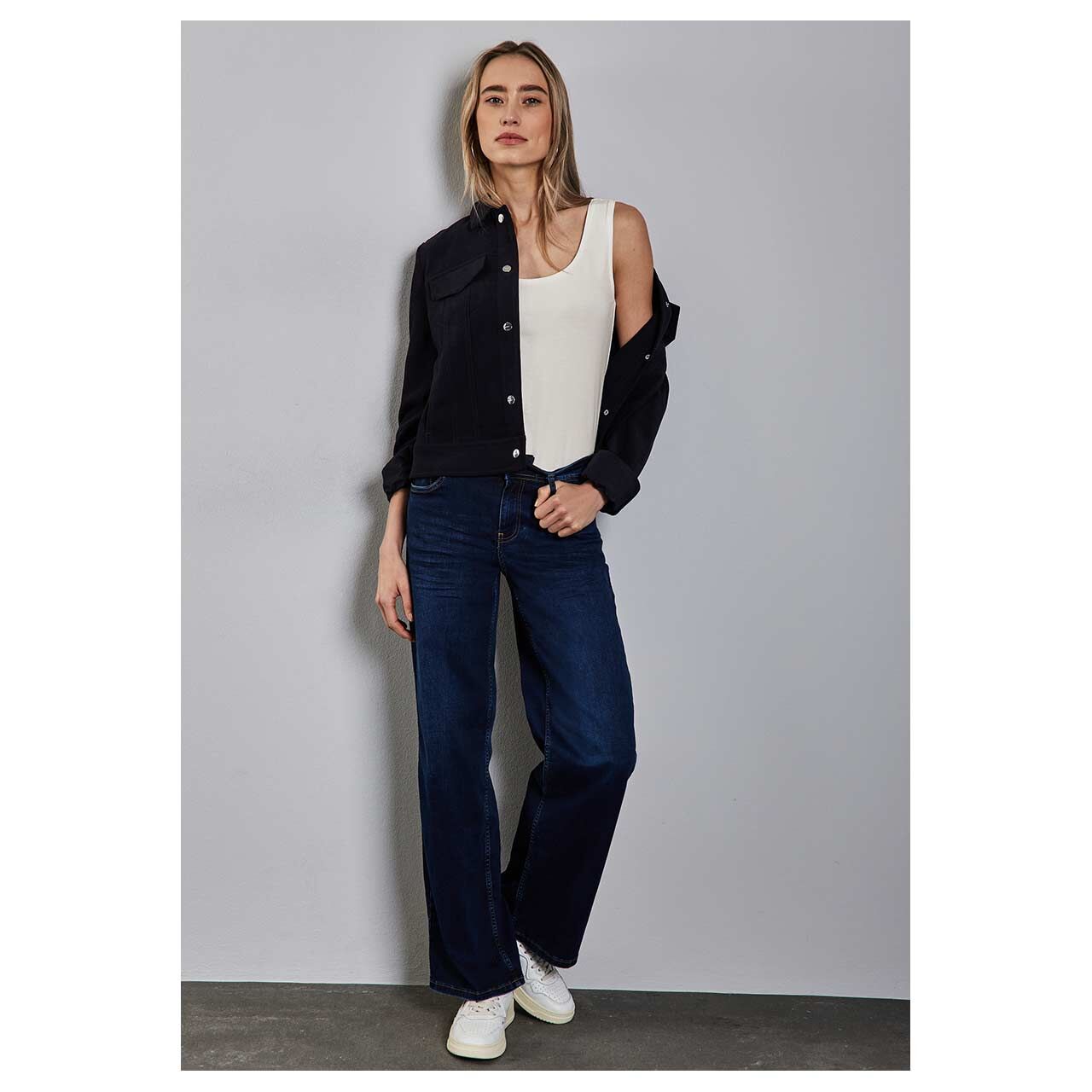 Street One Damen Top Anni off white