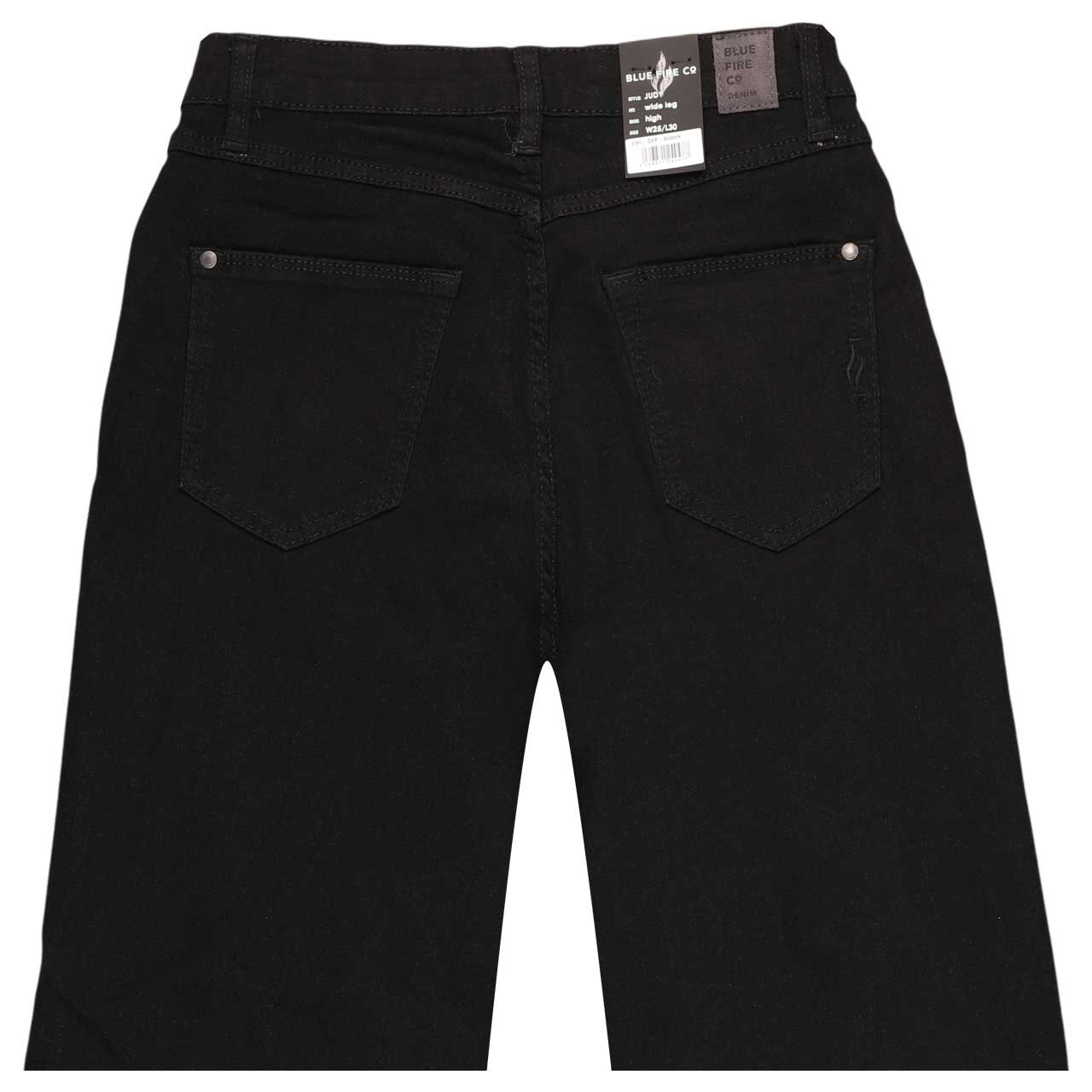 Damenjeans Judy von Blue Fire in Schwarz, detaillierte Rückansicht