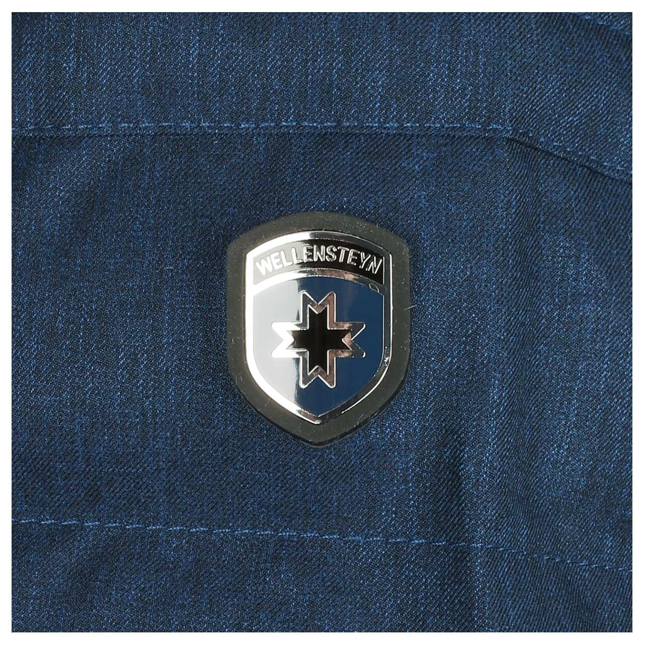 Herren Jacke Molecule/MOL Men von Wellensteyn in Blau meliert, Detailansicht Logo
