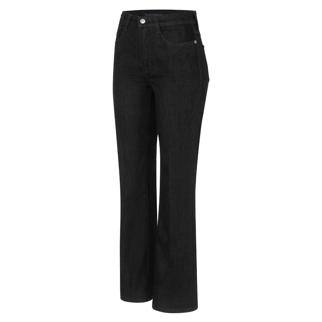 Damenjeans Laura von MAC in Schwarz, Seitenansicht