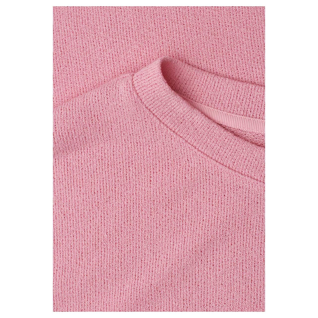 Street One Damen 3/4 Arm Pullover Knit Look vintage blush
