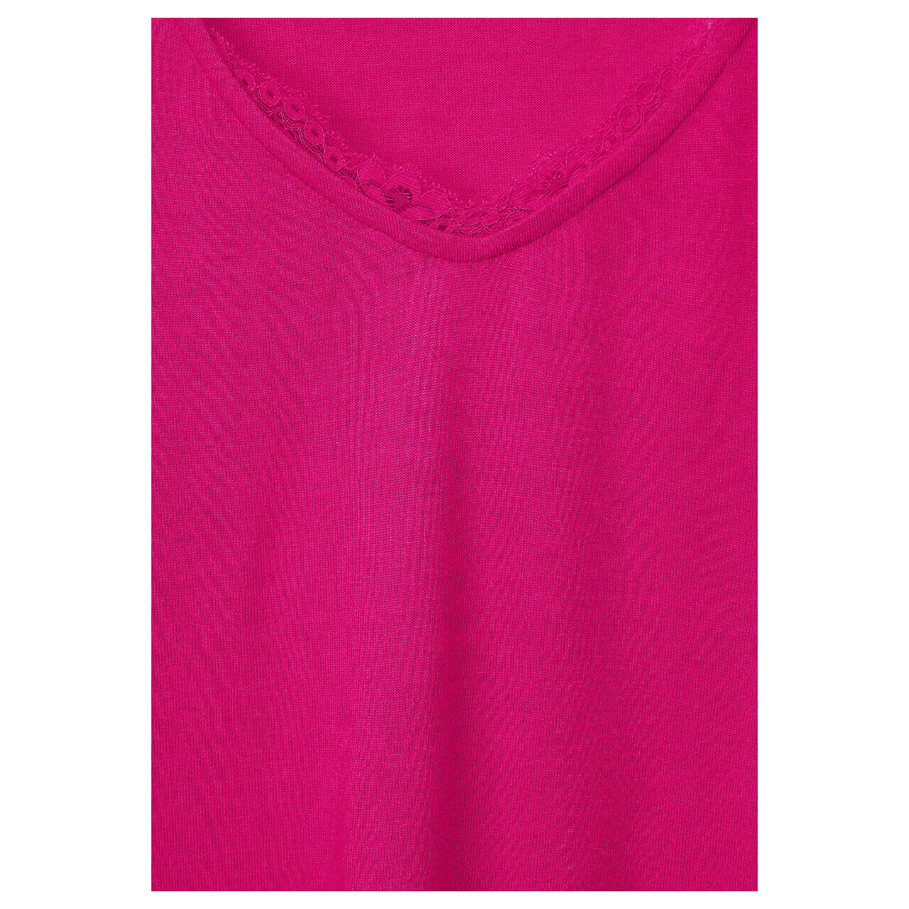 Street One V-Neck T-Shirt nu pink