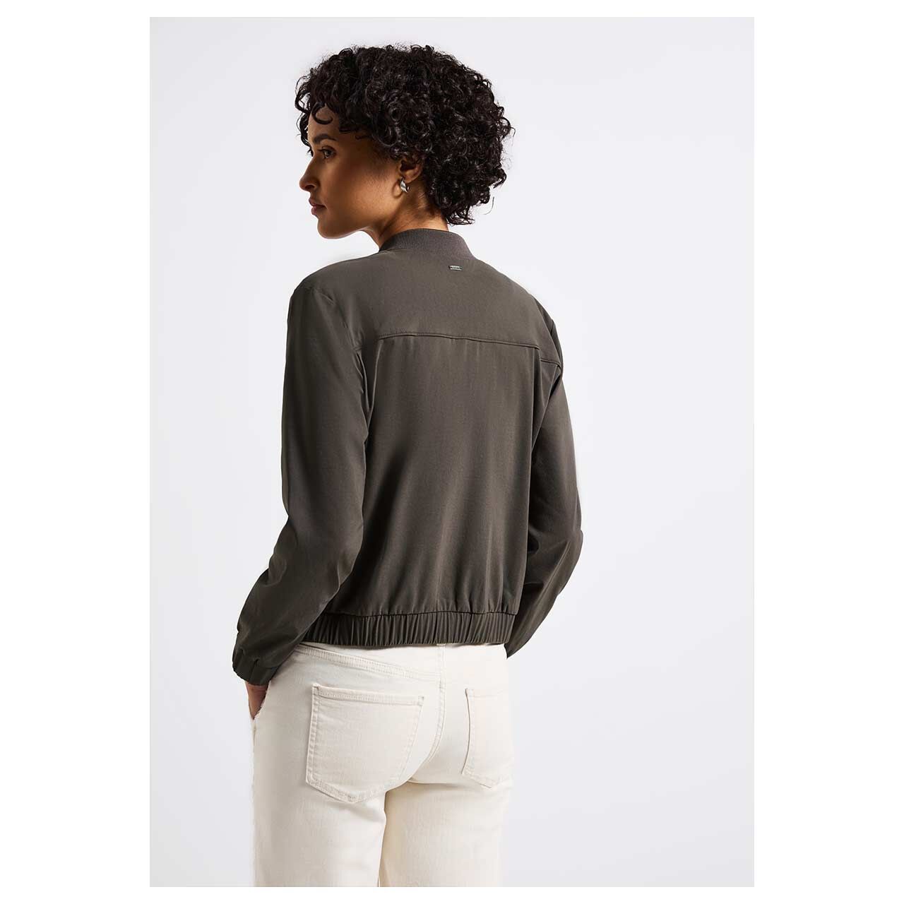 Street One Damen Jacke Blouson Solid nomad brown