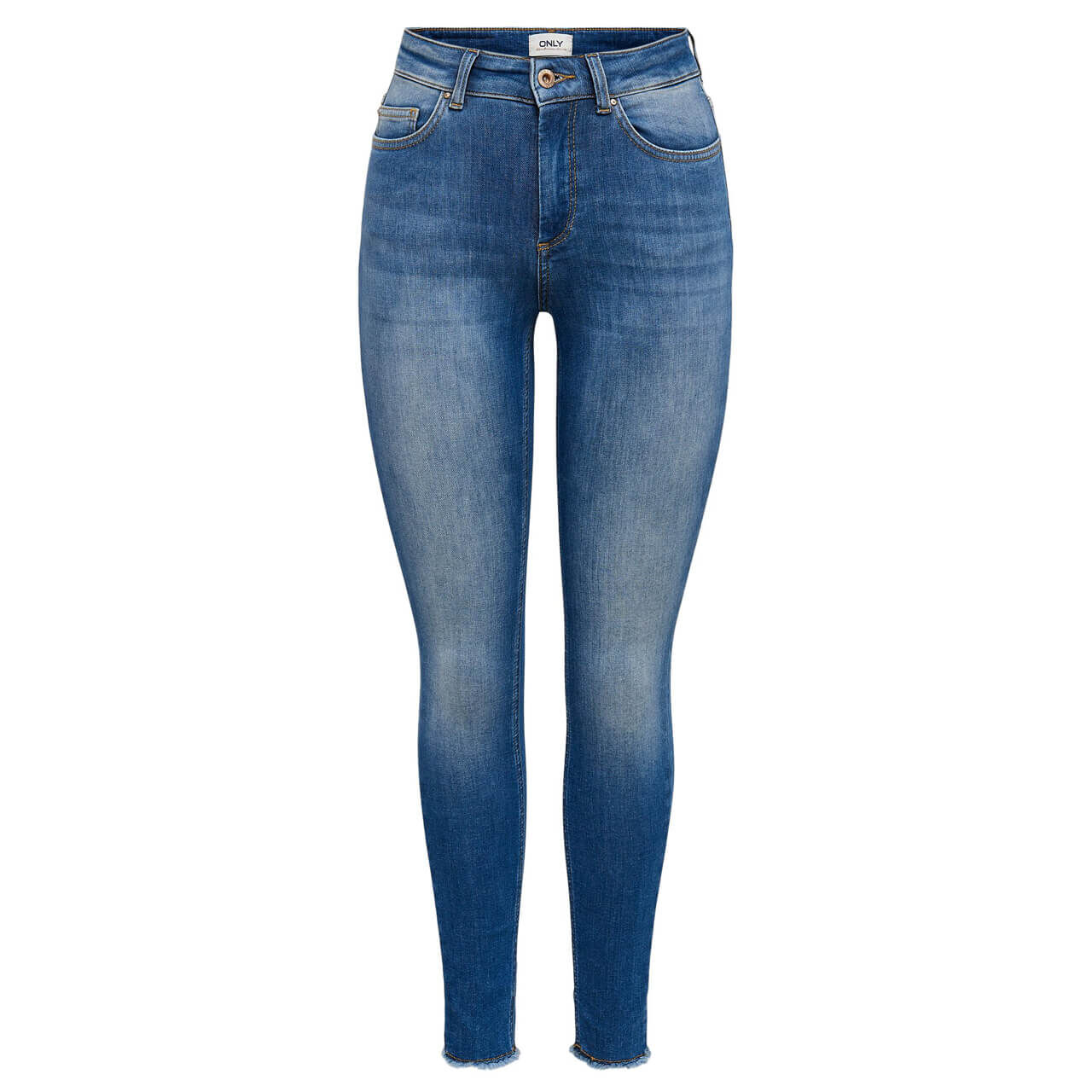 Only Jeans Blush Ankle Skinny für Damen in Blau verwaschen, FarbNr.: 179695