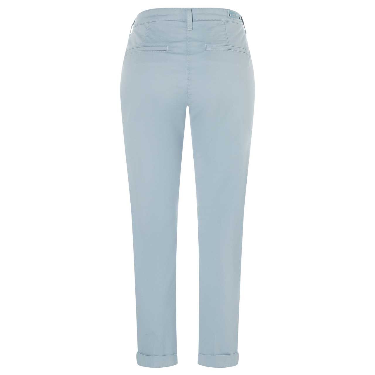 Damenhose Chino von MAC in Hellblau, Rückansicht