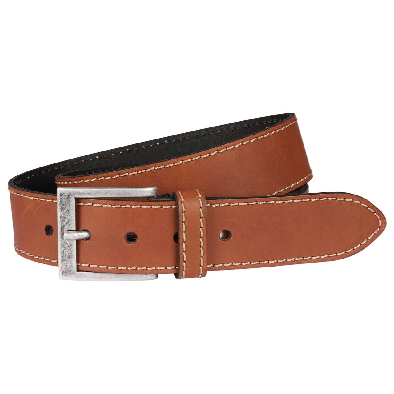 Bernd Götz Herren Pull Up Ledergürtel cognac