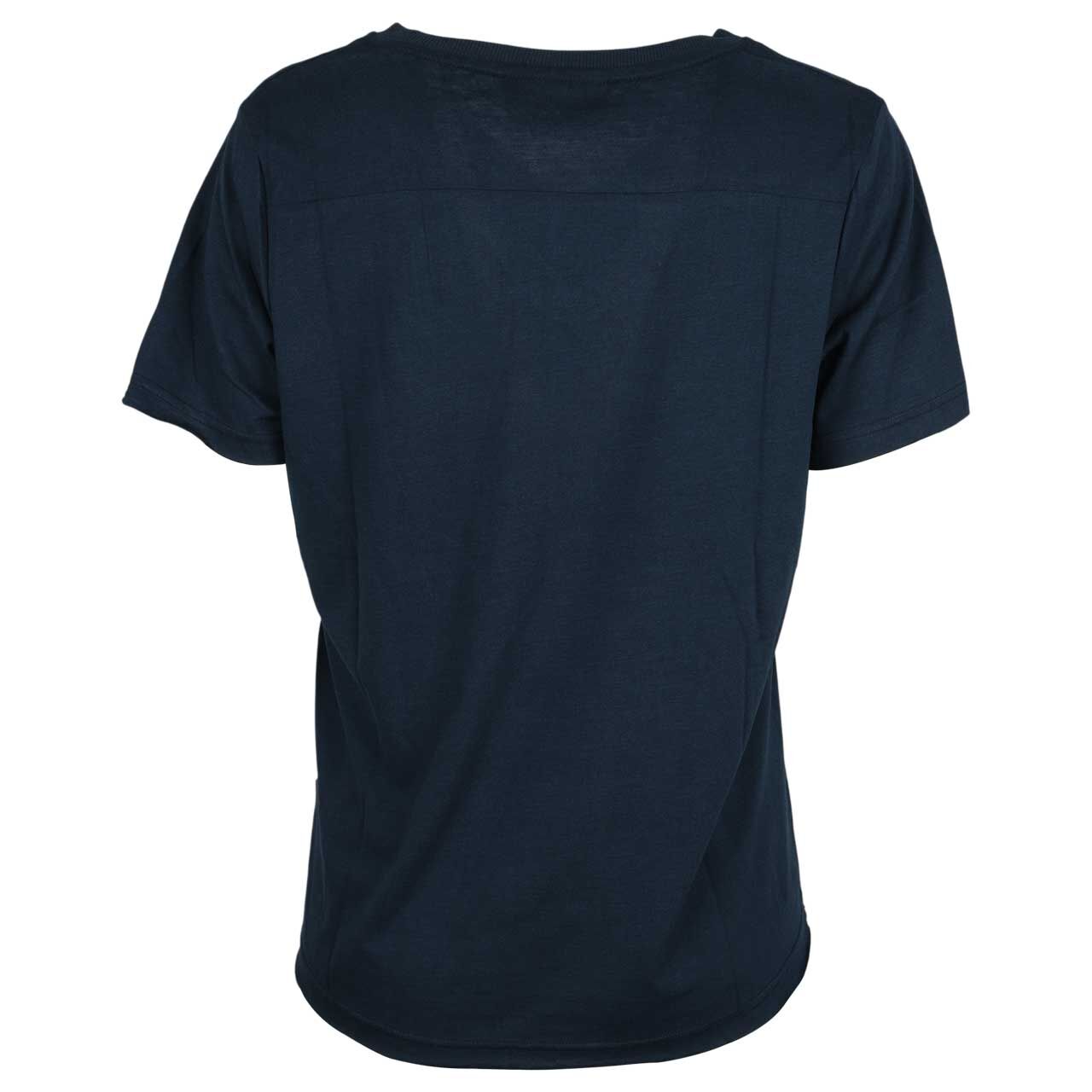 Damen T-Shirt Talyn von Elbsand in Dunkelblau, Rückansicht