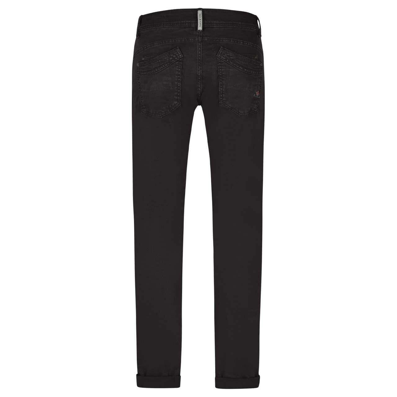 Damen Baumwollhose Malibu Stretch Twill von Buena Vista in Schwarz, Rückansicht