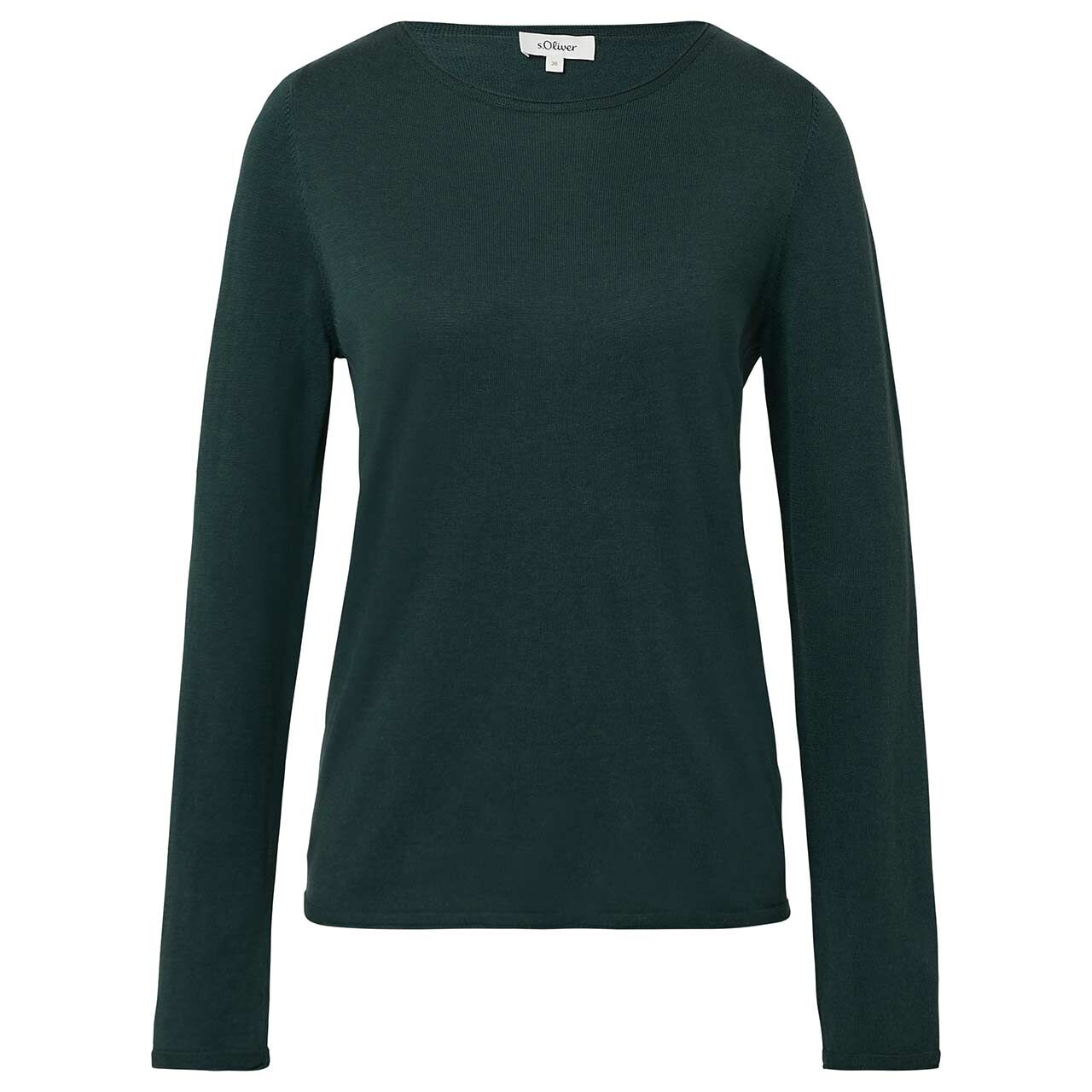 s.Oliver Damen Pullover bottle green