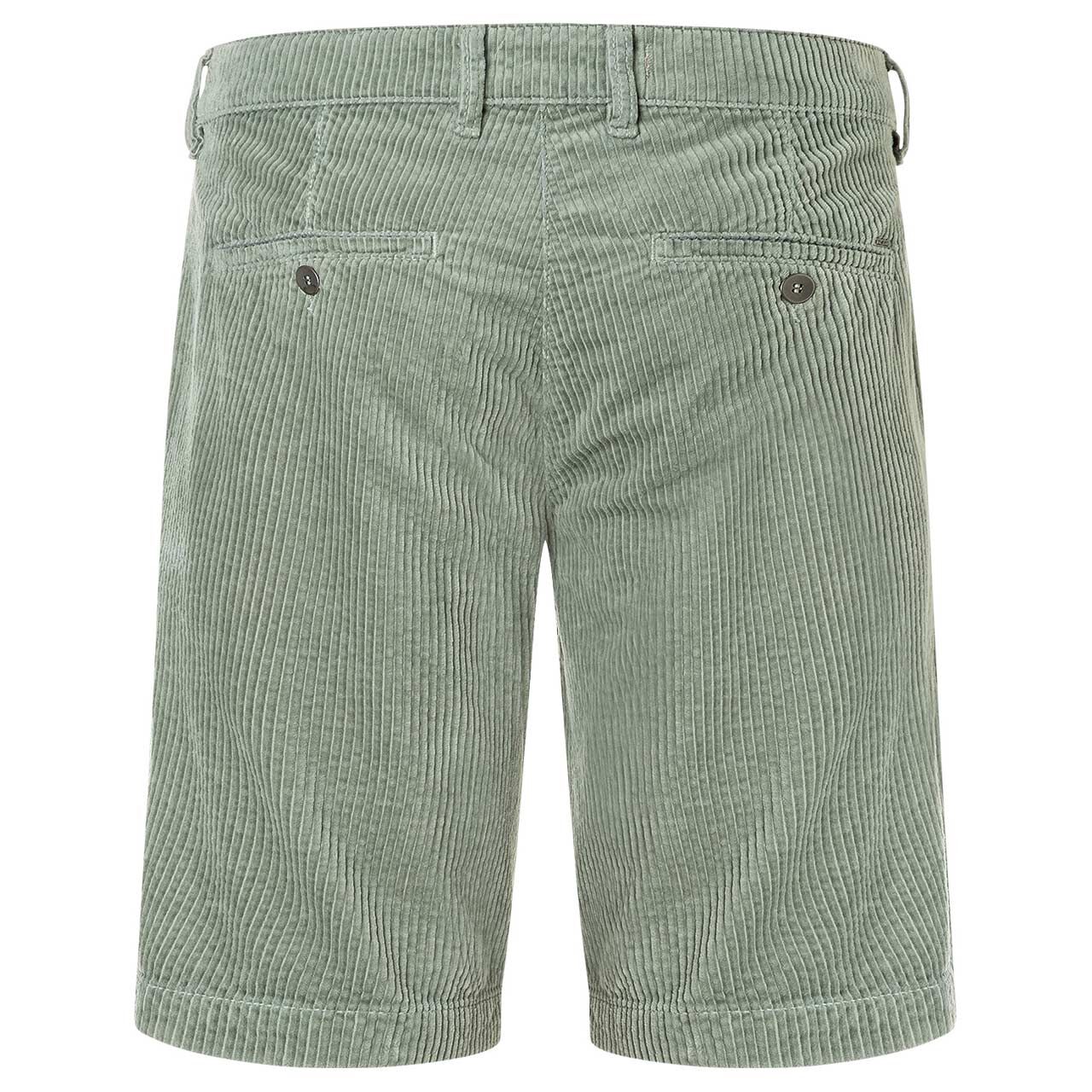 Herren Chino Cord Bermuda Liam von MAC in Pastellgrün, Rückansicht