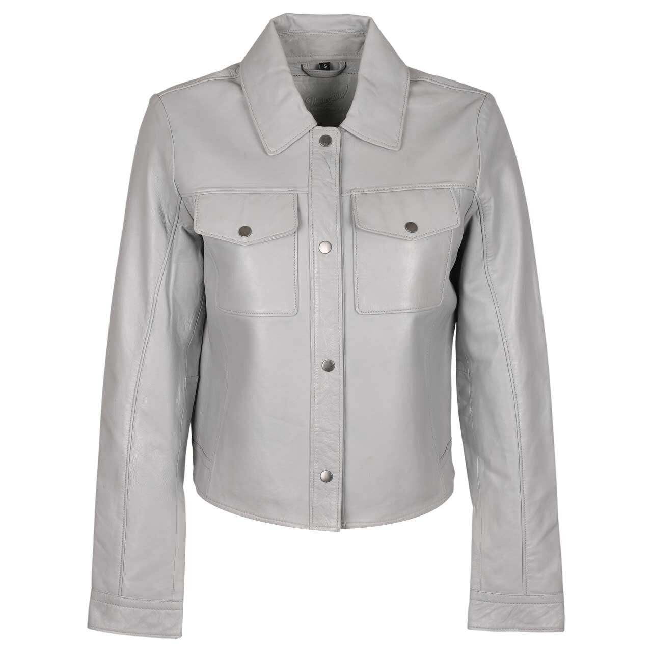 Mauritius Damen Lederjacke Feodora ice blue