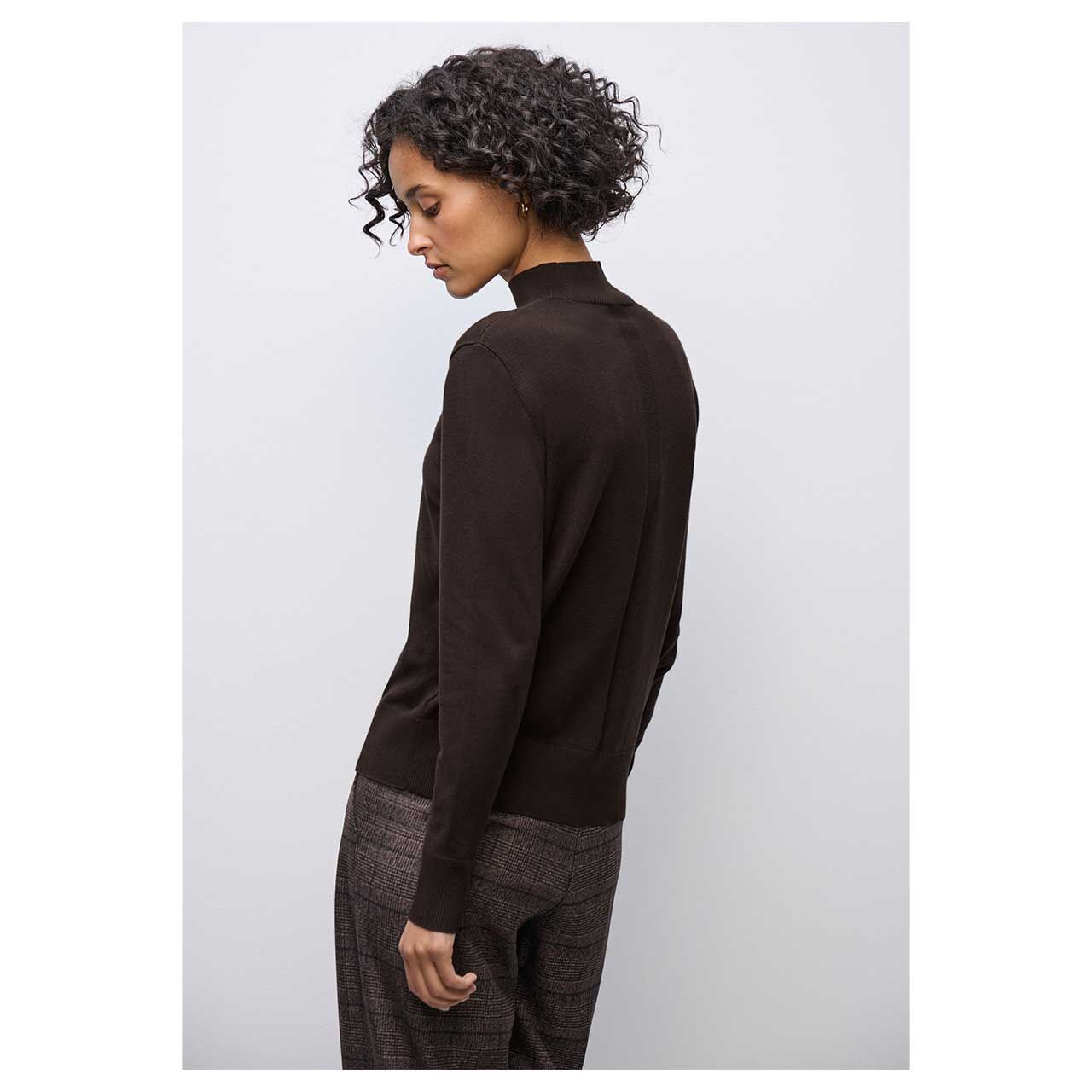 Street One Damen Rollkragen Pullover Turtle Sweater deep roast brown Street One Damen Rollkragen Pullover Turtle Sweater deep roast brown