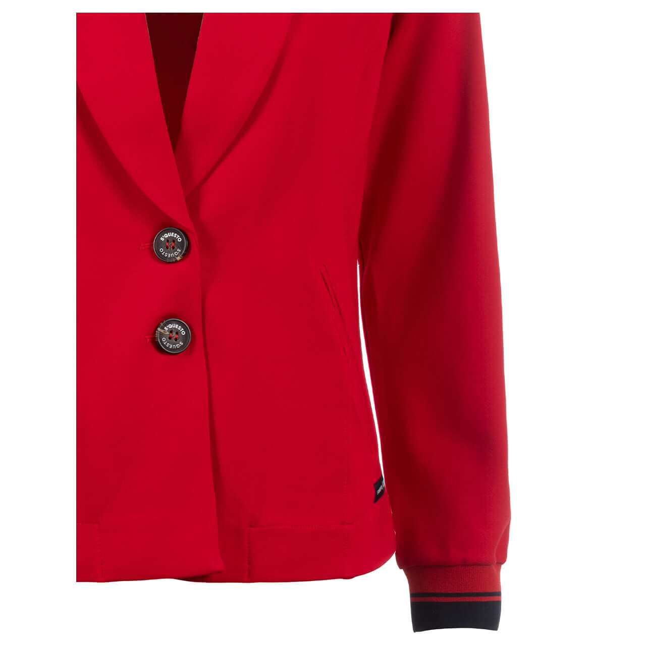 Soquesto Sweat Blazer candy red