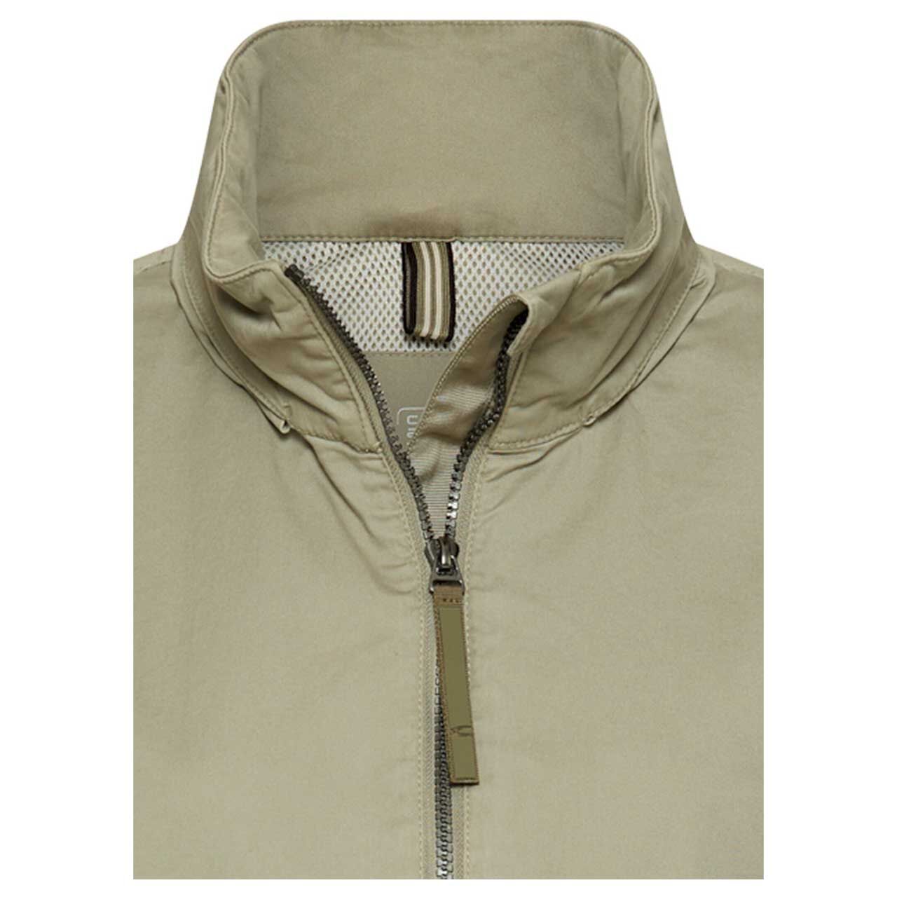 Damen Jacke Blouson von Camel active in Salbeigrün, detaillierte Vorderansicht