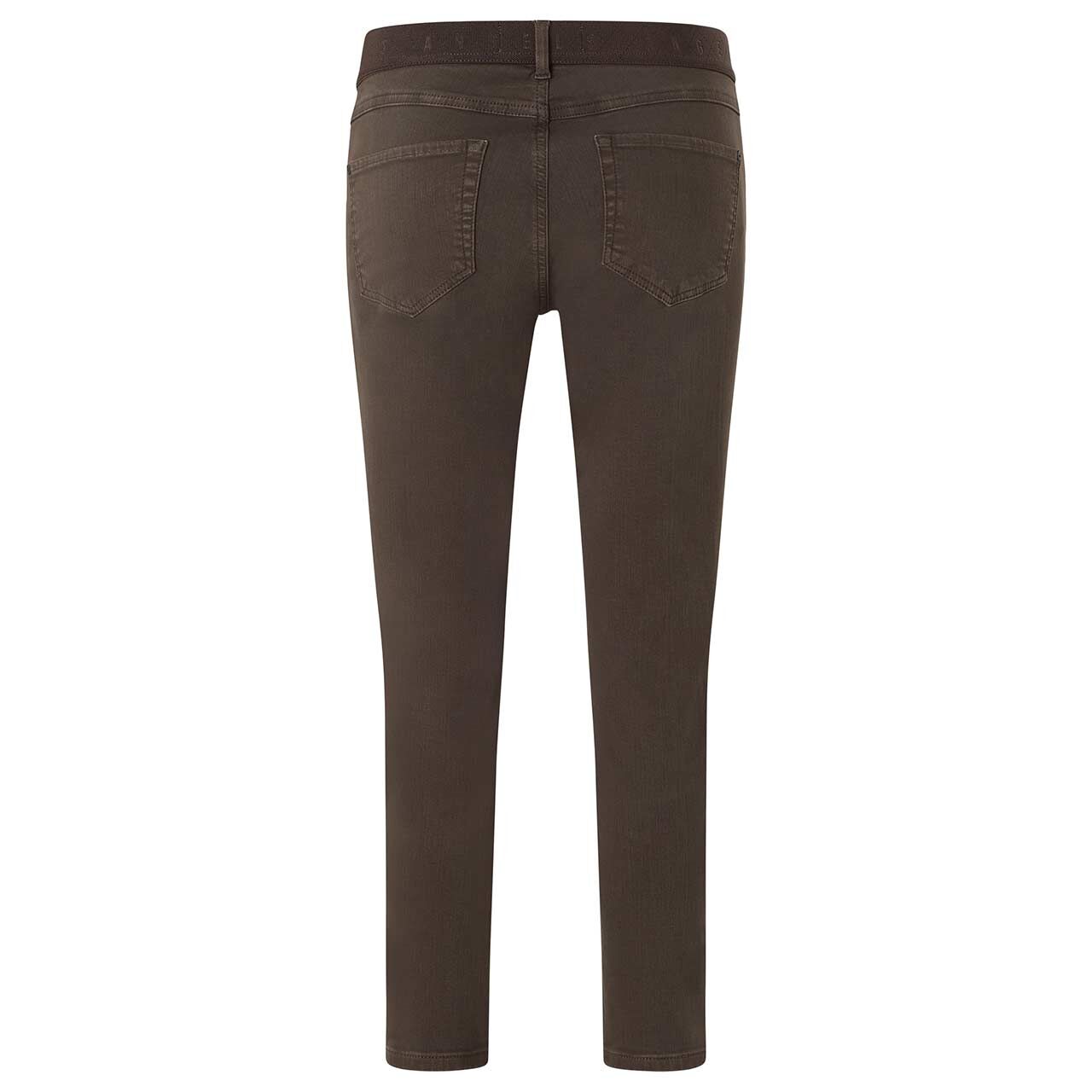 Damen 7/8 Jeans Ornella Sporty von Angels in Dunkelbraun, Rückansicht