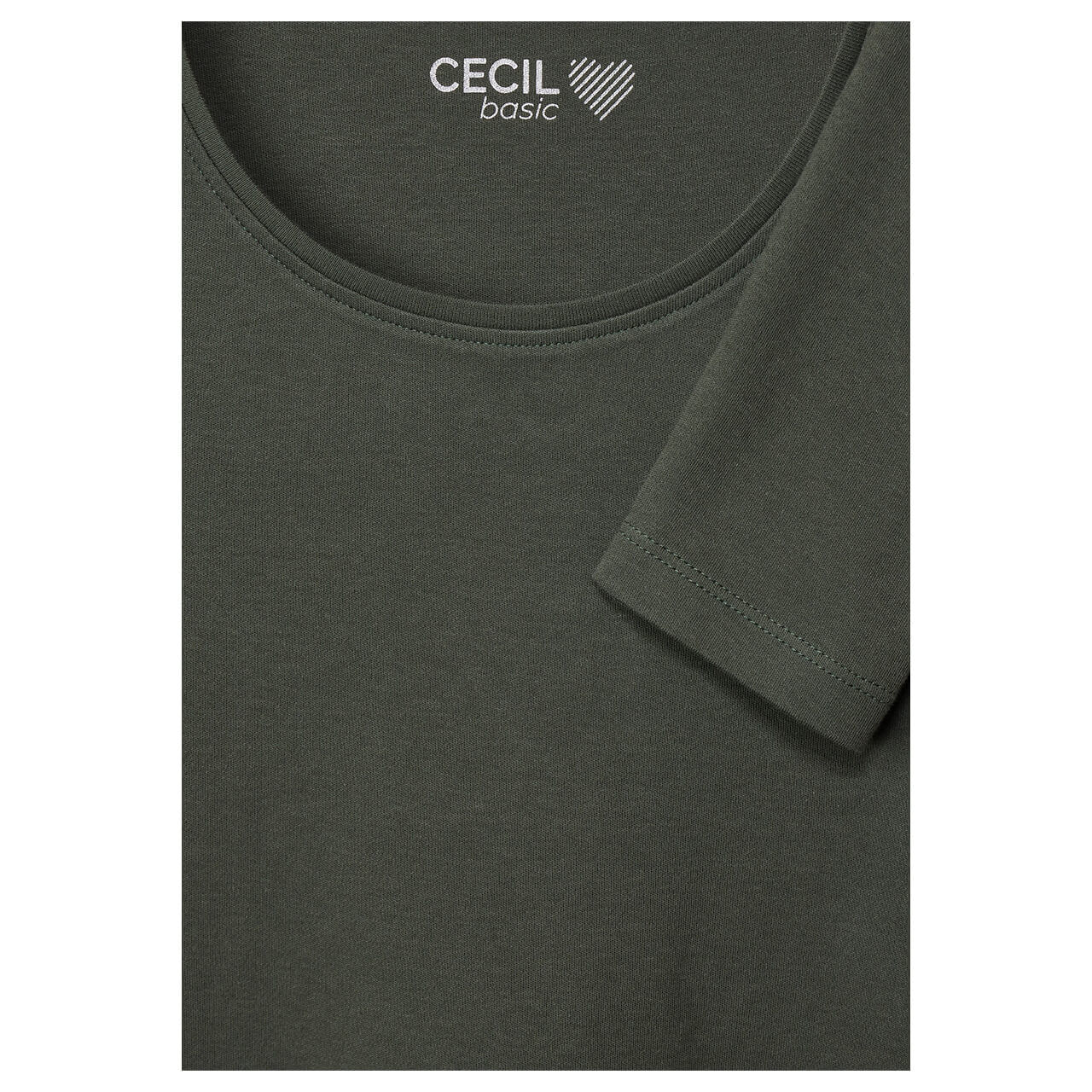 Cecil Damen Langarm Shirt Pia dynamic khaki