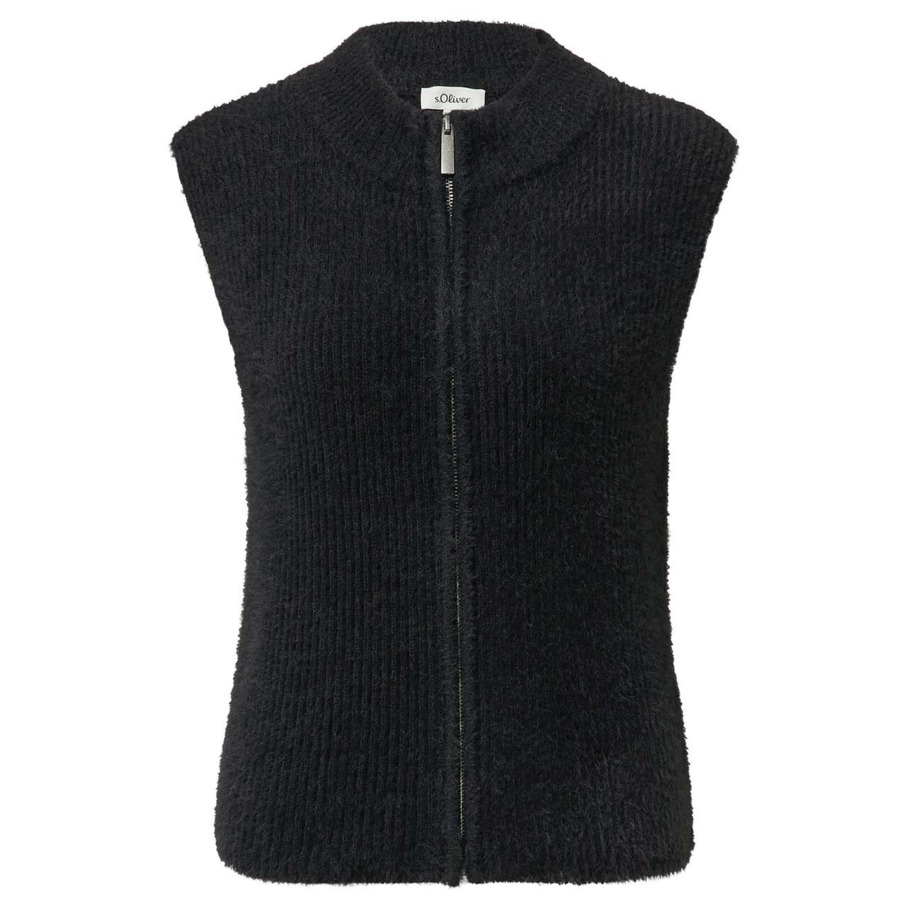 s.Oliver Damen Weste soft black