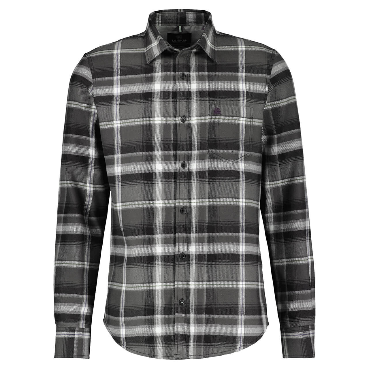 Lerros Herren Langarm Hemd black Lerros Herren Langarm Hemd black