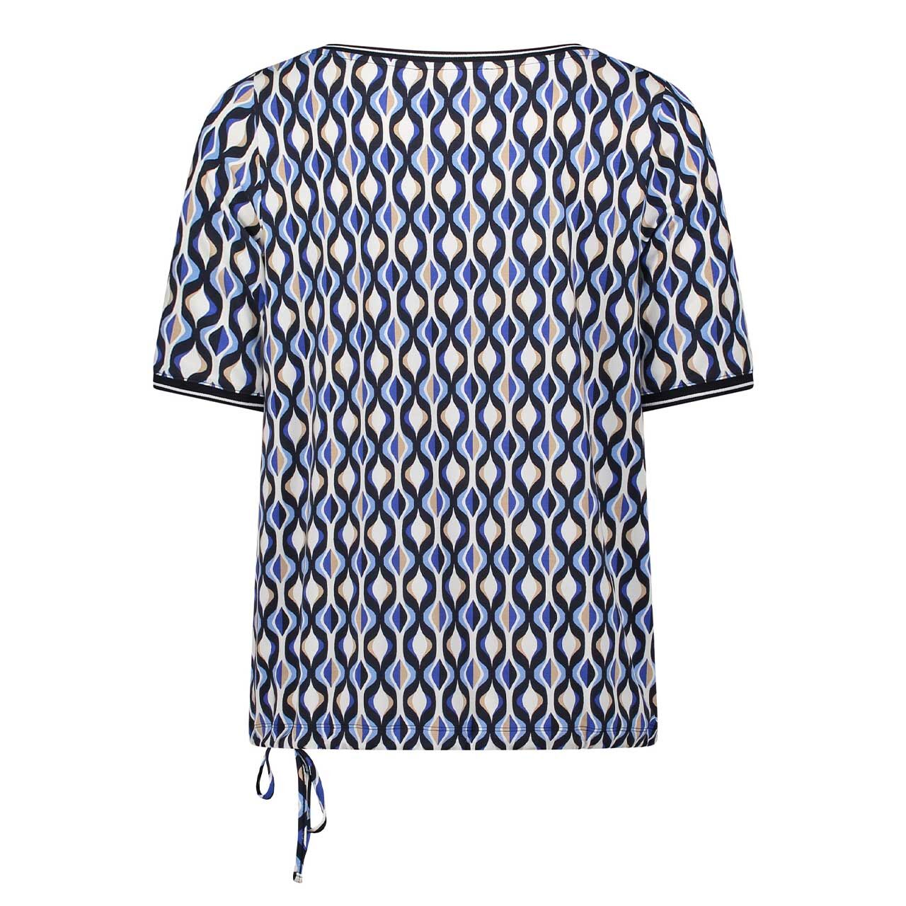 Damen T-Shirt von Betty Barclay in Blau mit Print, Rückansicht