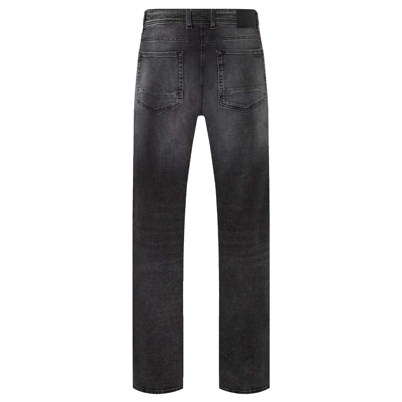 Herrenjeans Rick von MAC in Dunkelgrau verwaschen, Rückansicht