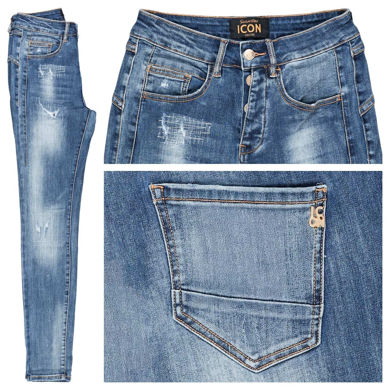 Senoritas ICON Cosmopolitan Jeans fresh blue destroyed