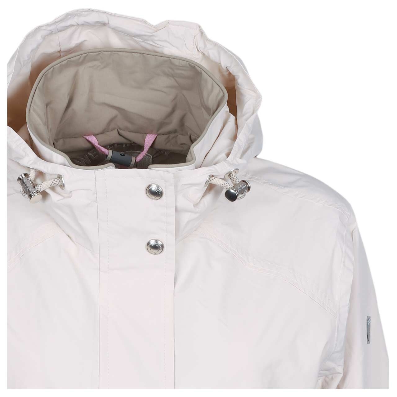 Damen Jacke Ginga Lady von Wellensteyn in Hellbeige, detaillierte Vorderansicht